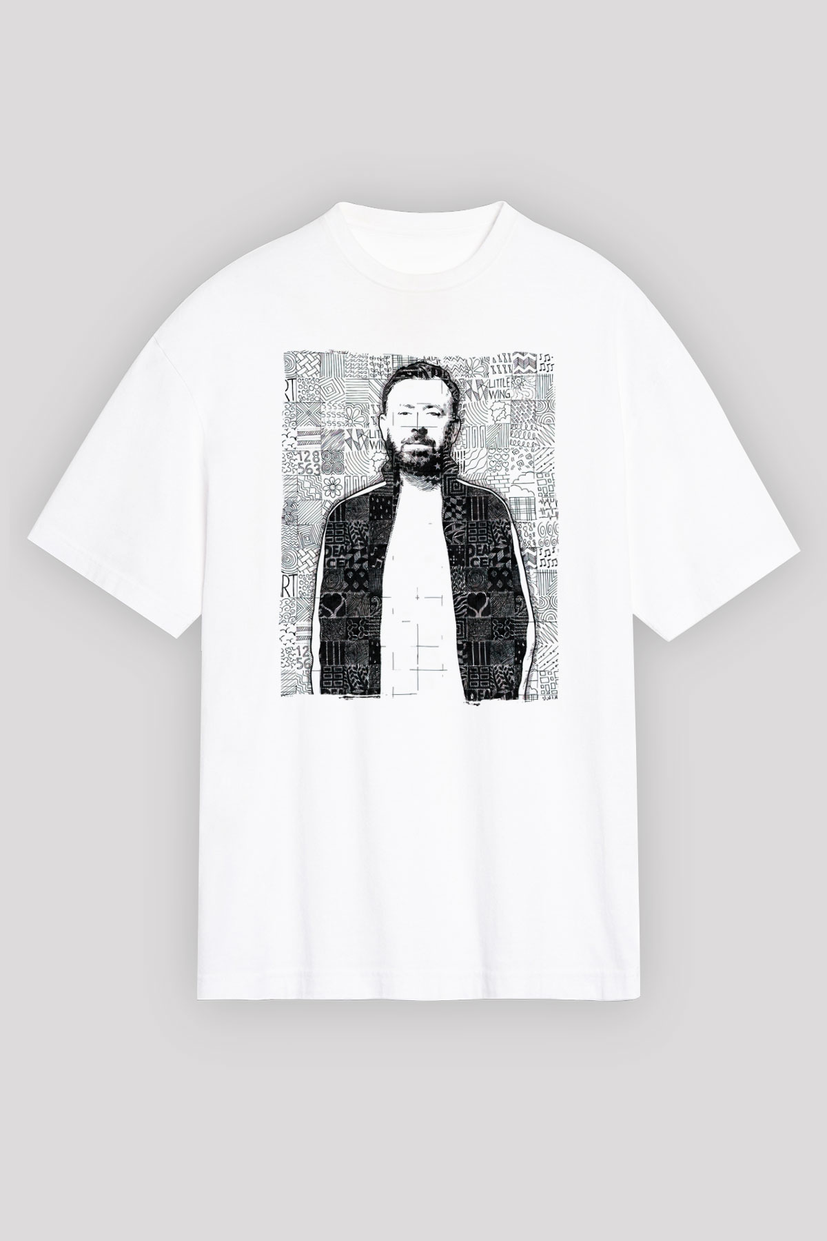Benny Benassi Beyaz Unisex Tişört T-Shirt - TişörtFabrikası