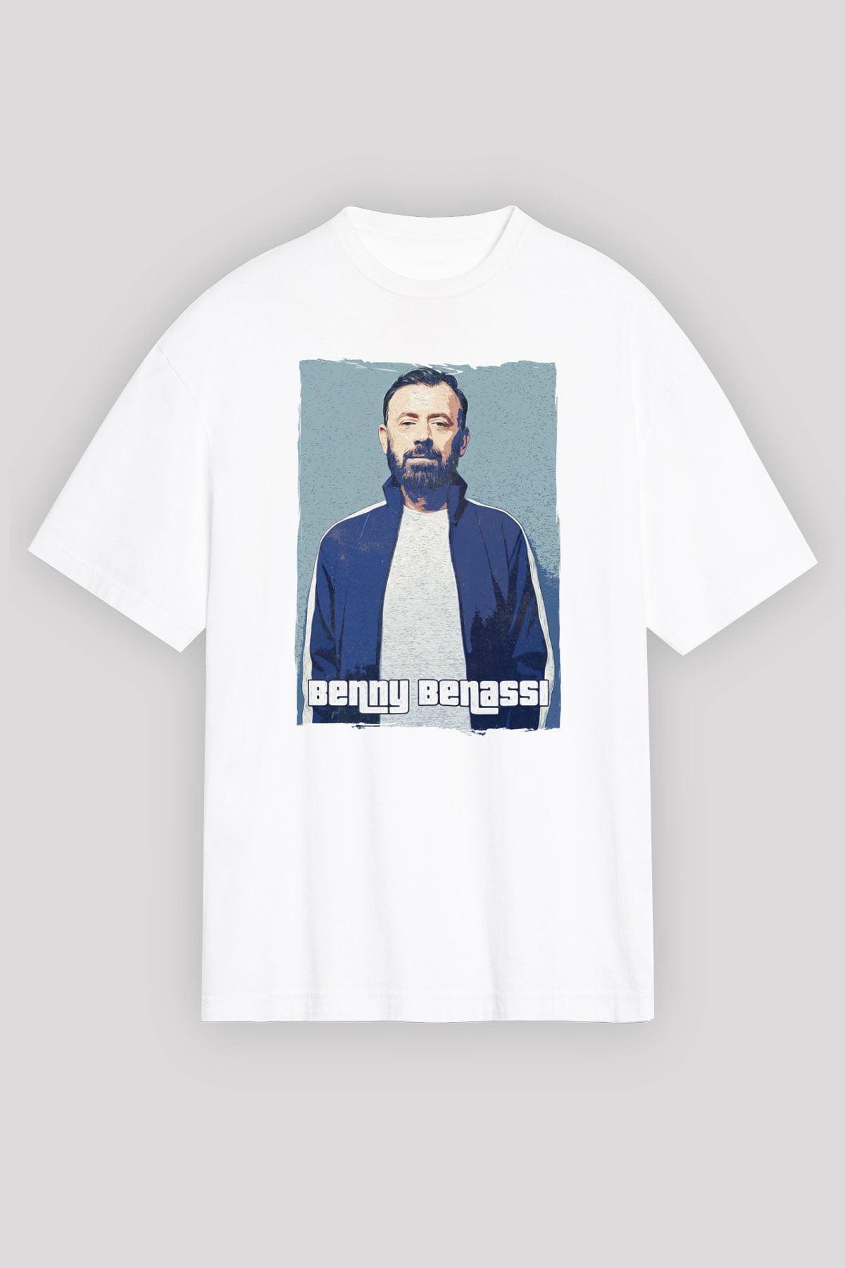Benny Benassi Beyaz Unisex Tişört T-Shirt - TişörtFabrikası