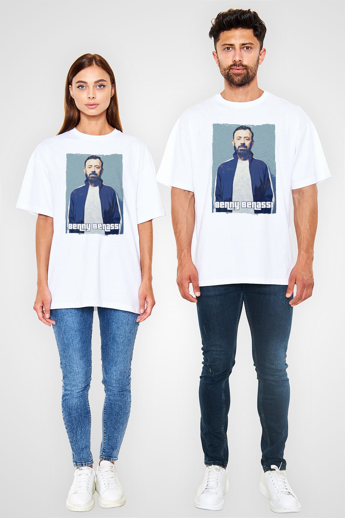 Benny Benassi Beyaz Unisex Tişört T-Shirt - TişörtFabrikası