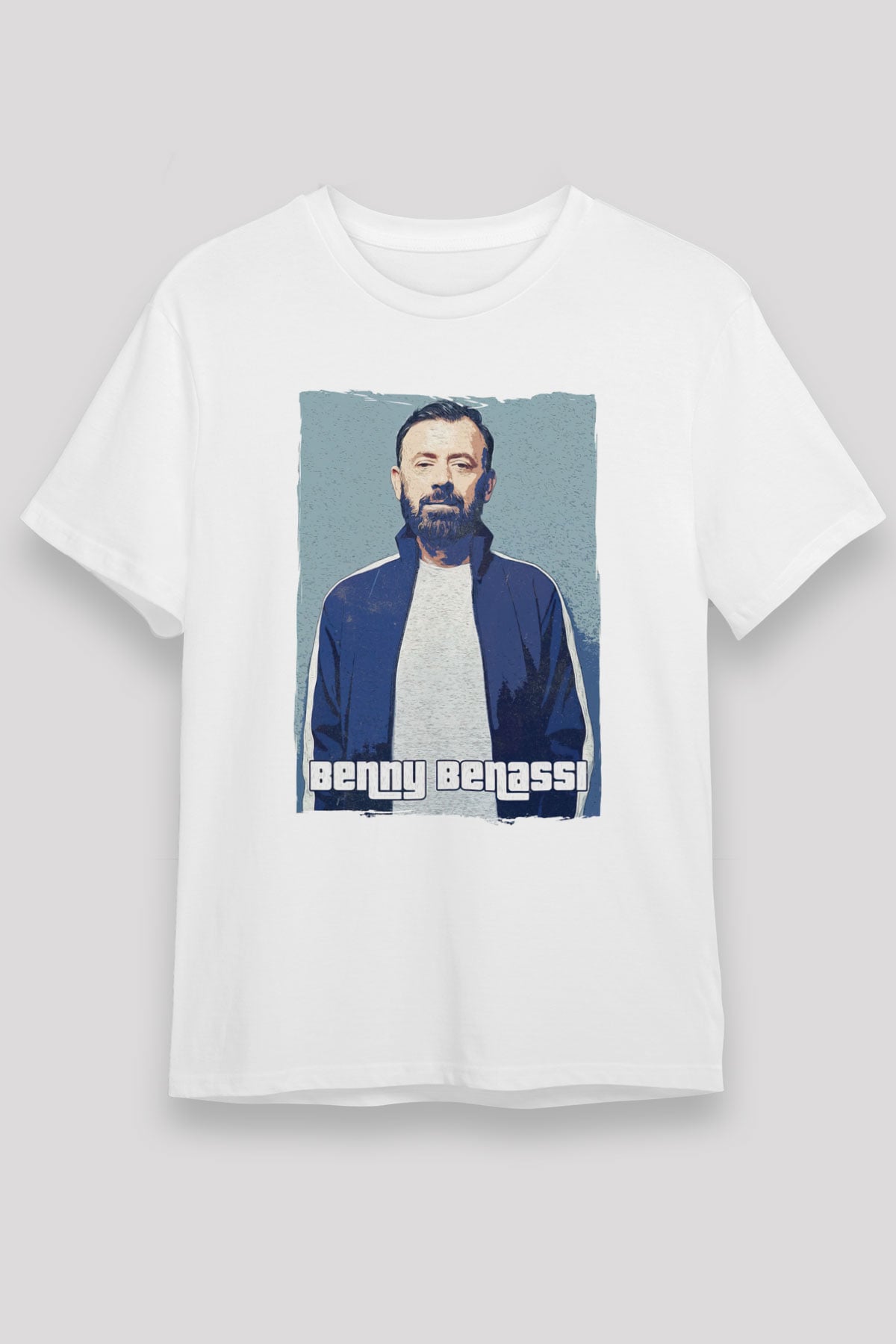 Benny Benassi Beyaz Unisex Tişört T-Shirt - TişörtFabrikası