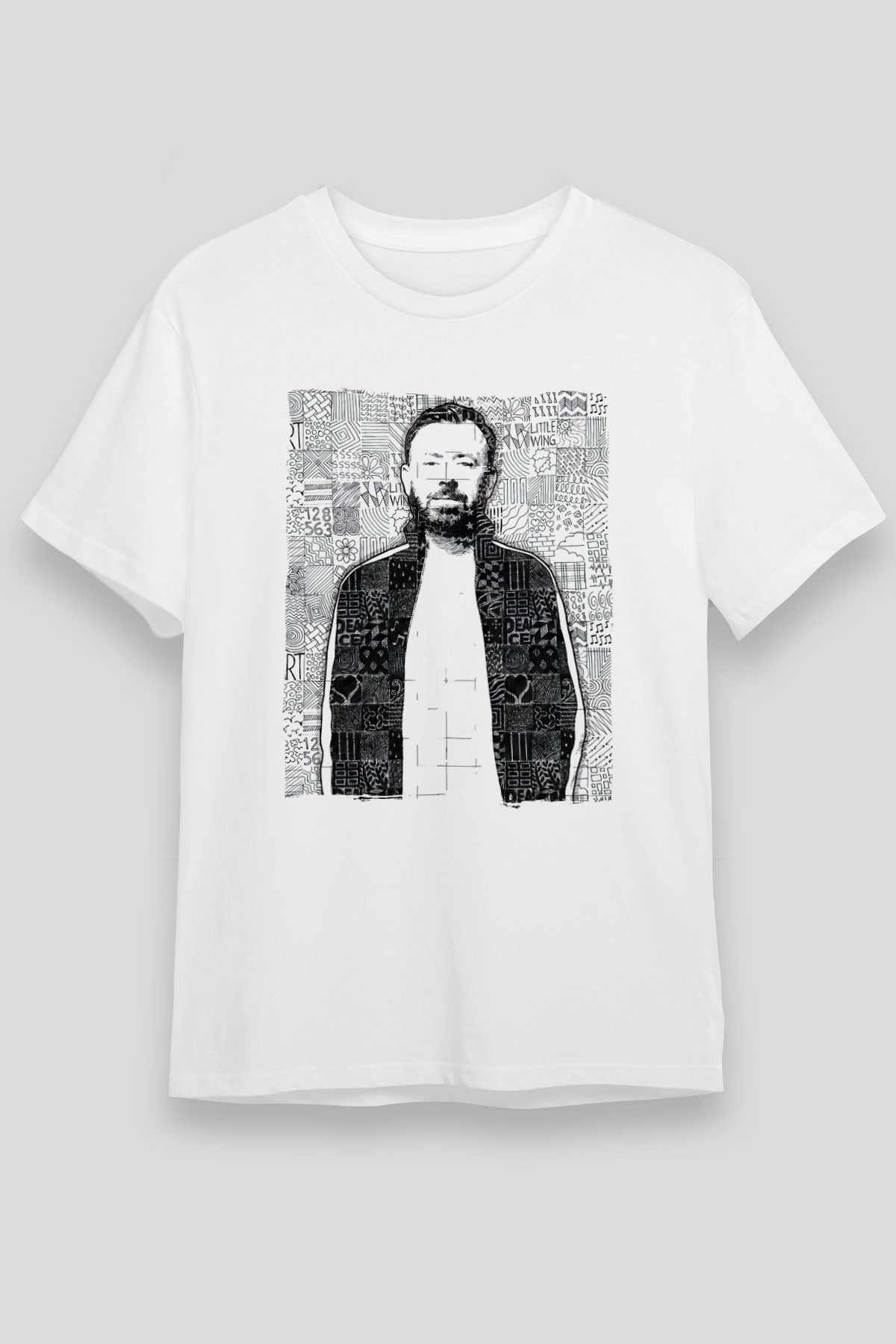 Benny Benassi Beyaz Unisex Tişört T-Shirt - TişörtFabrikası