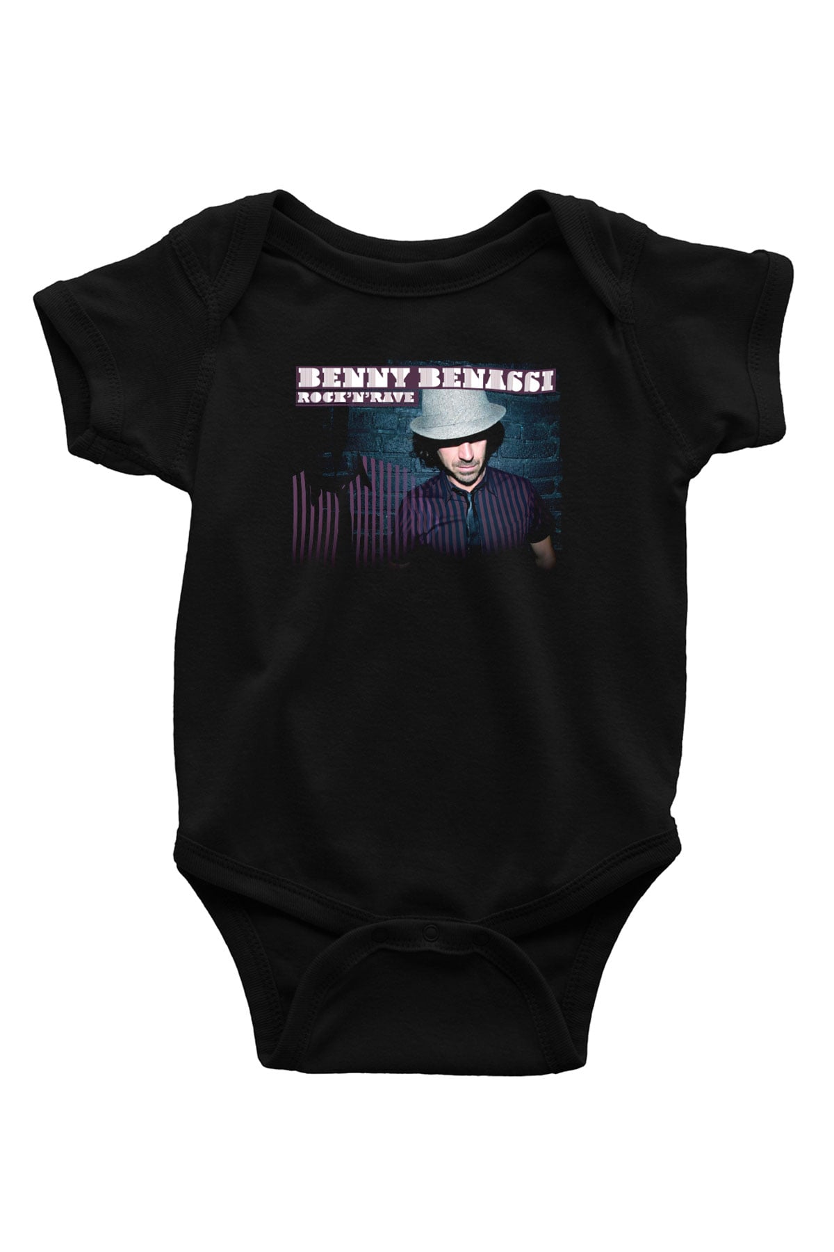 Benny Benassi Siyah Bebek Body - Zıbın