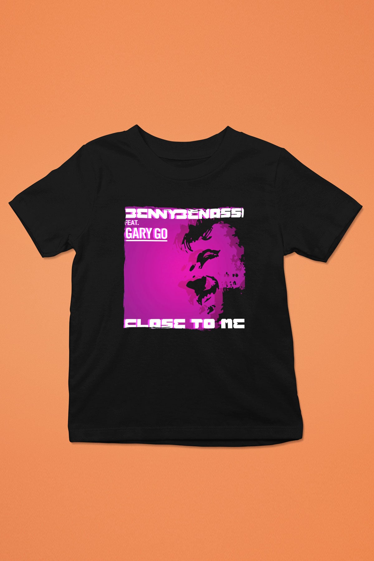 Benny Benassi Siyah Unisex Çocuk Tişört