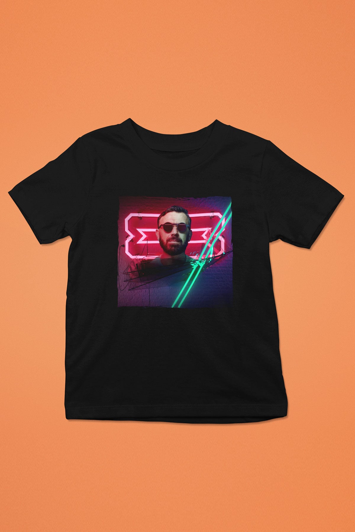 Benny Benassi Siyah Unisex Çocuk Tişört
