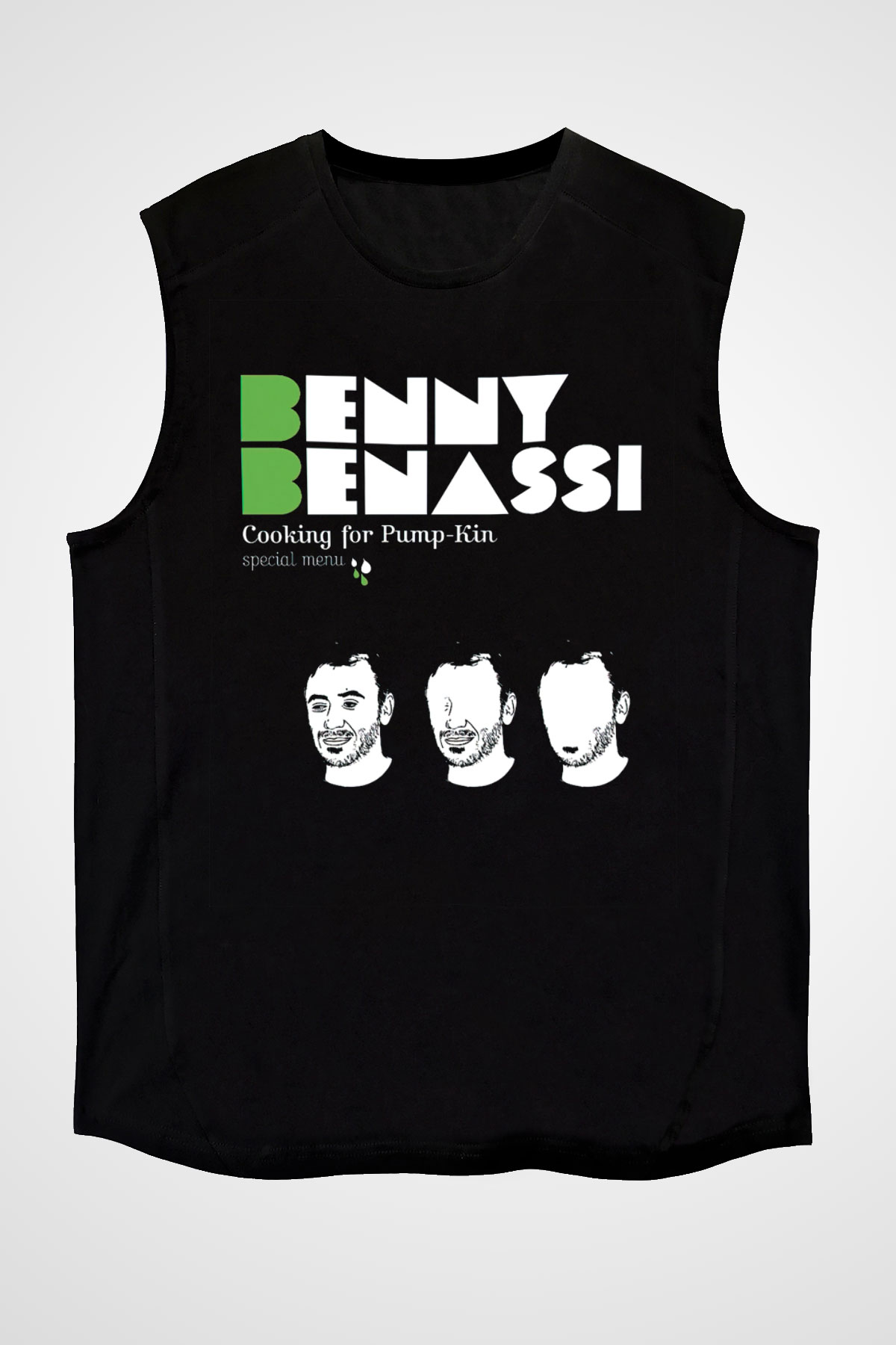 Benny Benassi Siyah Unisex Kolsuz Tişört