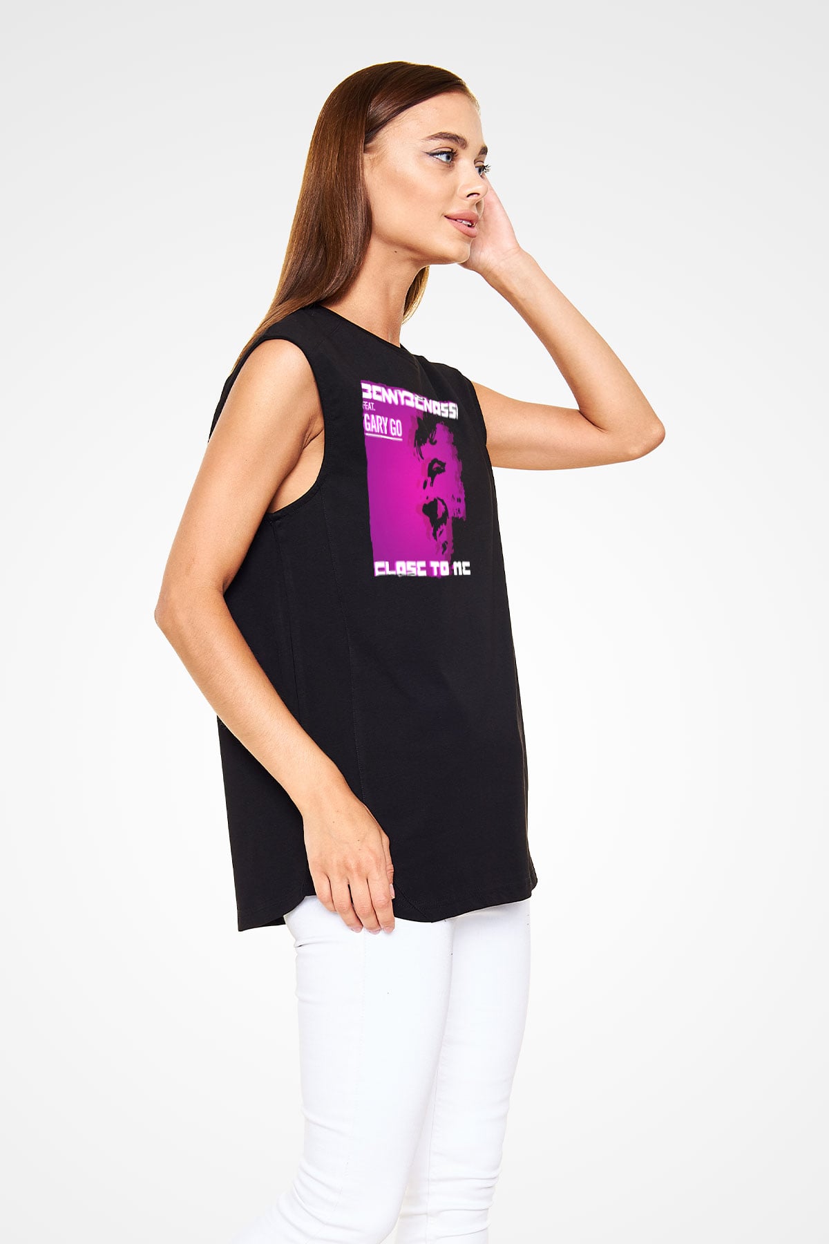 Benny Benassi Siyah Unisex Kolsuz Tişört