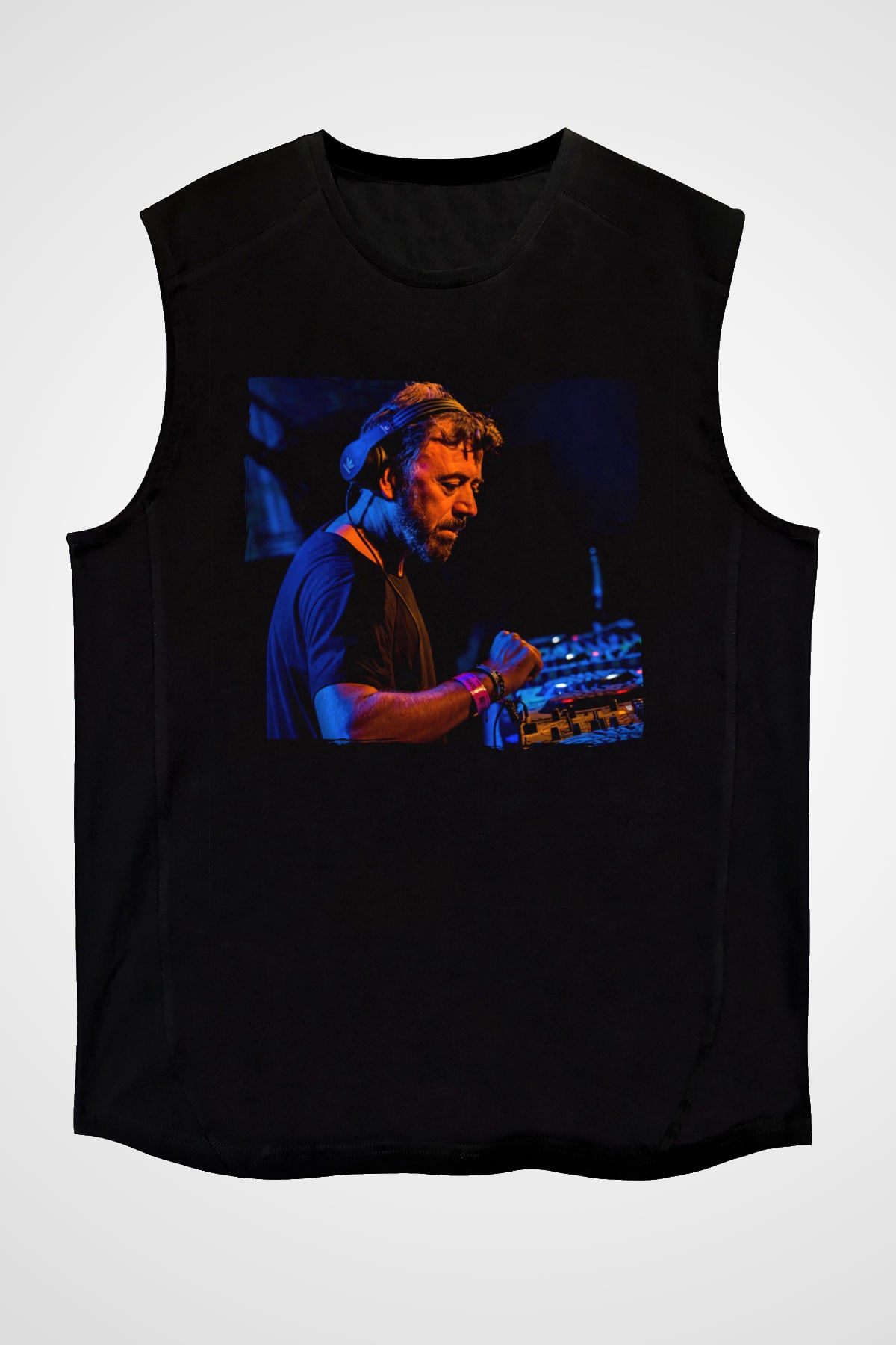 Benny Benassi Siyah Unisex Kolsuz Tişört