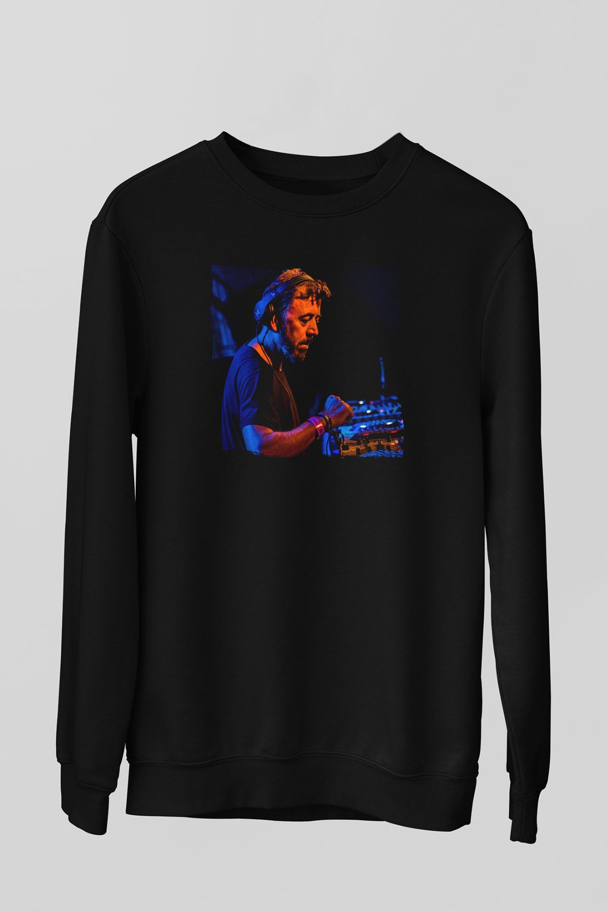 Benny Benassi Siyah Unisex Sweatshirt