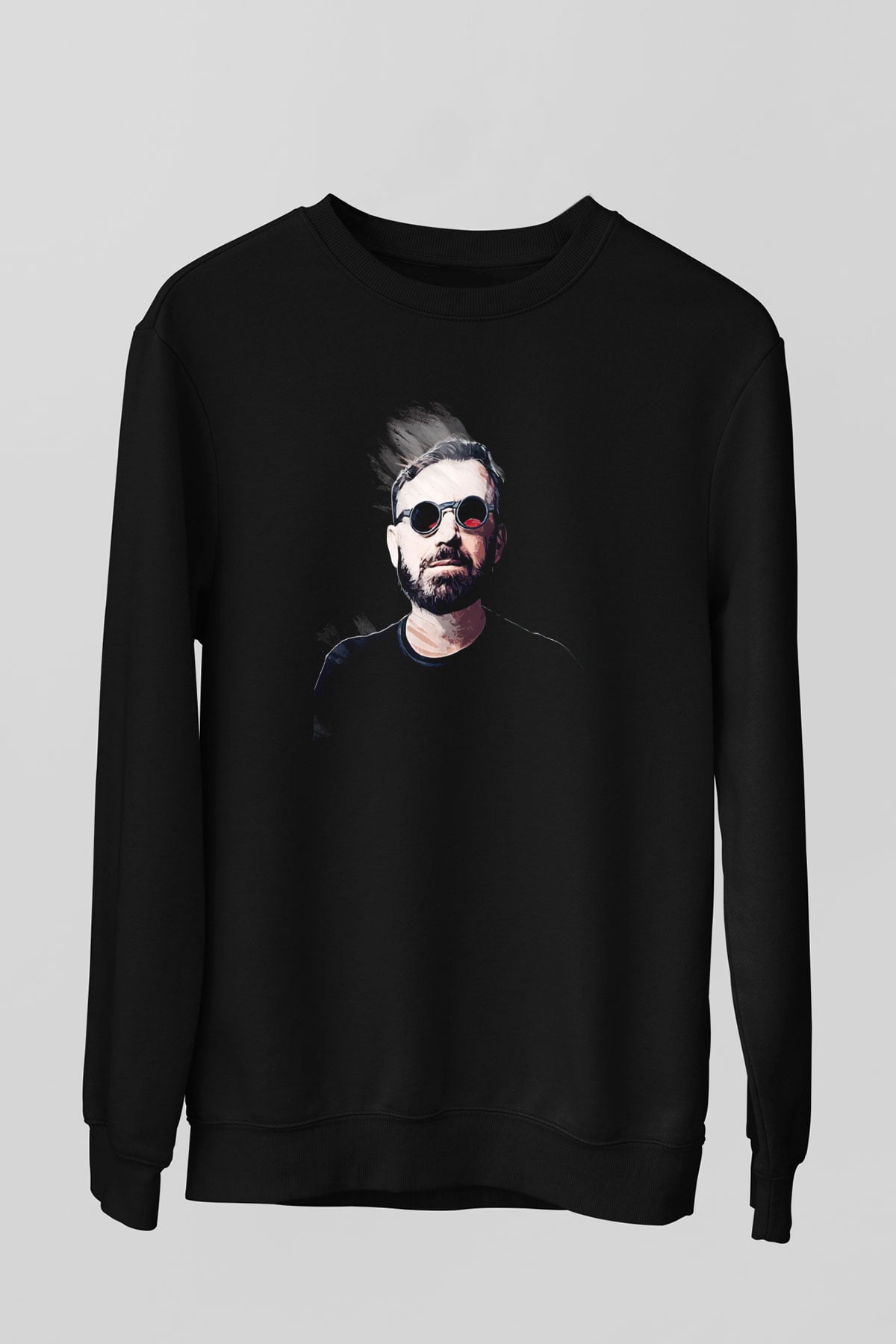 Benny Benassi Siyah Unisex Sweatshirt