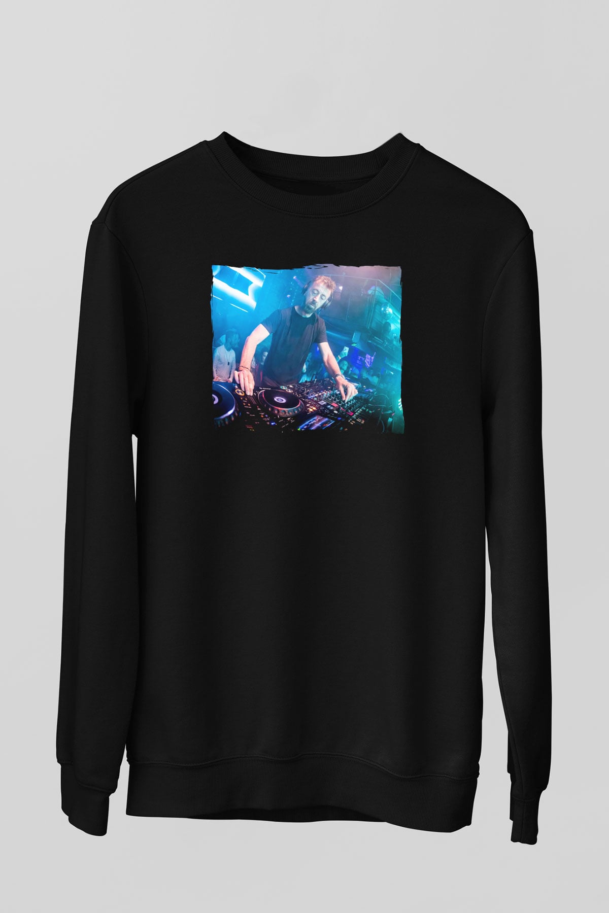Benny Benassi Siyah Unisex Sweatshirt