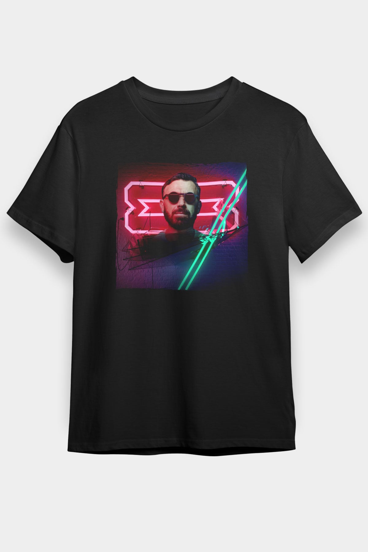 Benny Benassi Siyah Unisex Tişört T-Shirt - TişörtFabrikası