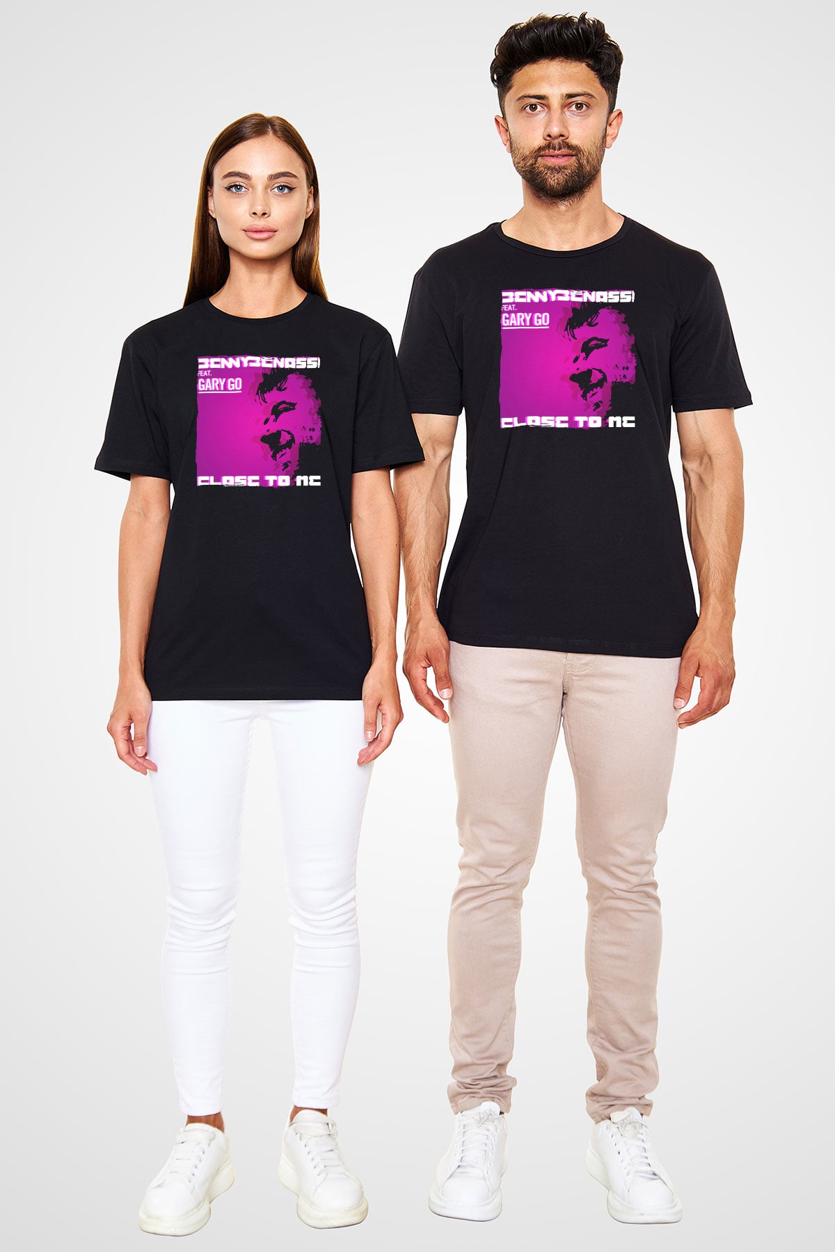 Benny Benassi Siyah Unisex Tişört T-Shirt - TişörtFabrikası