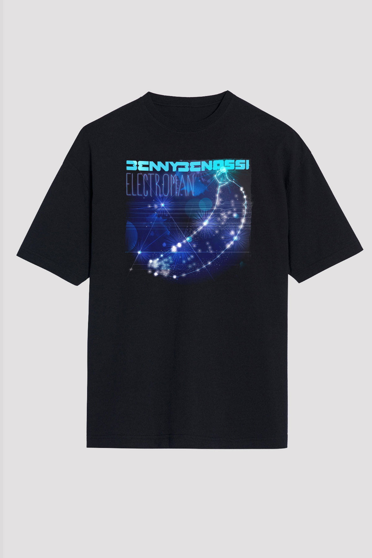 Benny Benassi Siyah Unisex Tişört T-Shirt - TişörtFabrikası