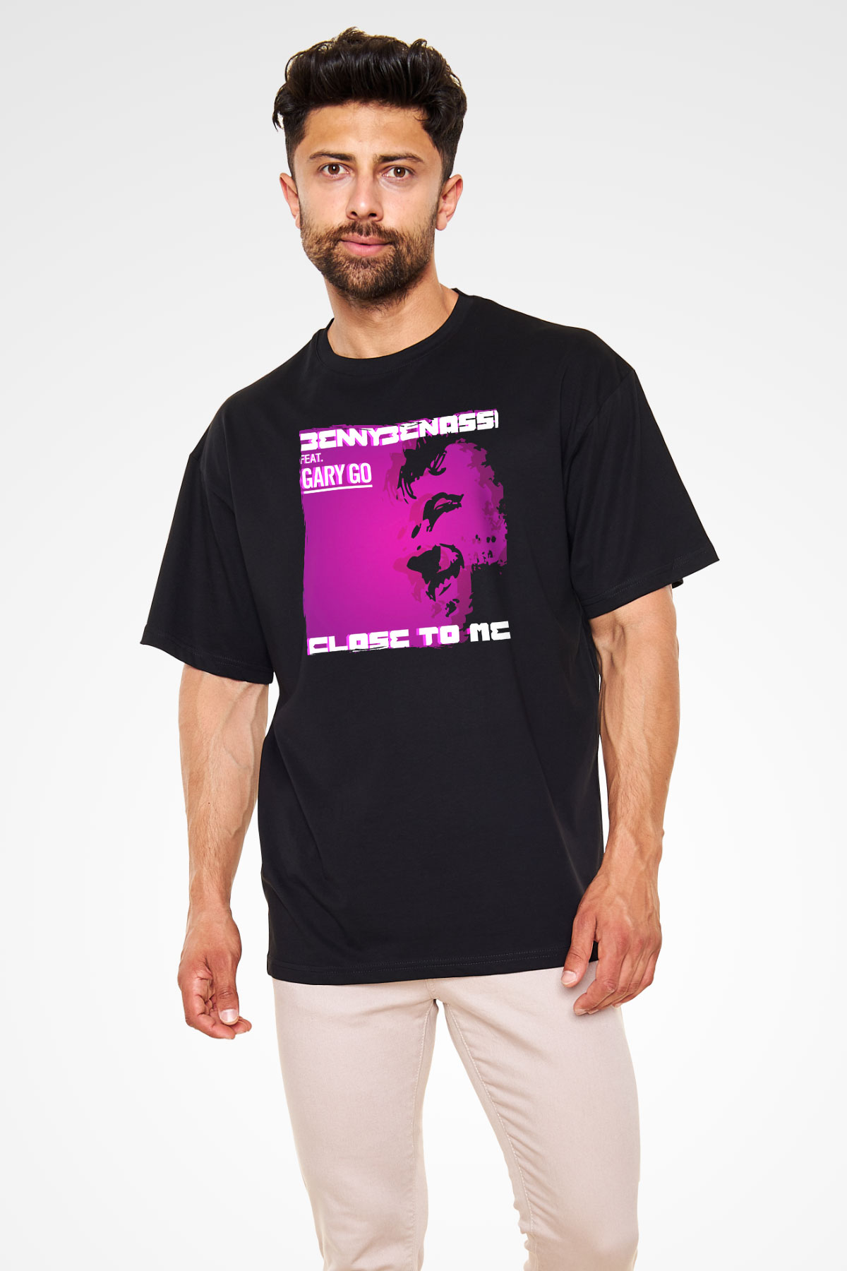 Benny Benassi Siyah Unisex Tişört T-Shirt - TişörtFabrikası