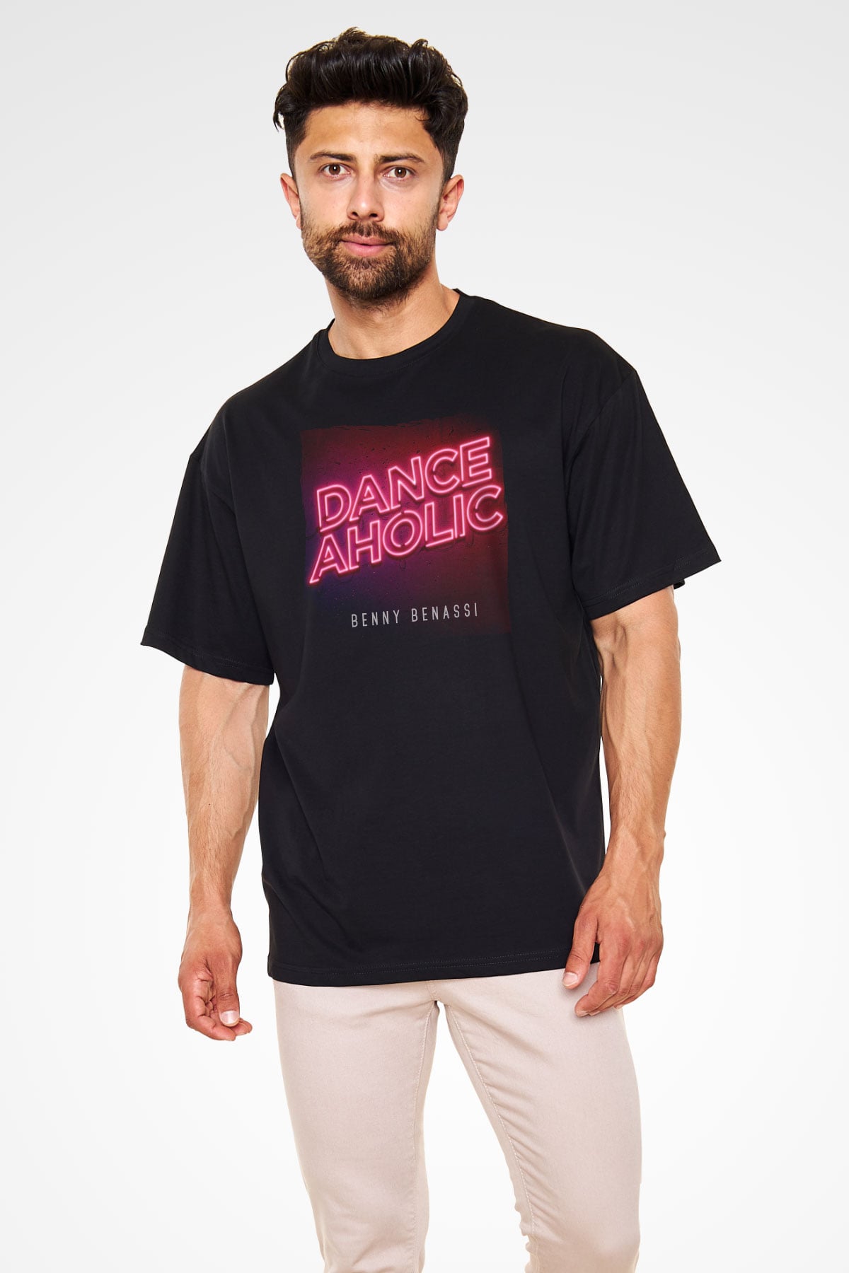 Benny Benassi Siyah Unisex Tişört T-Shirt - TişörtFabrikası