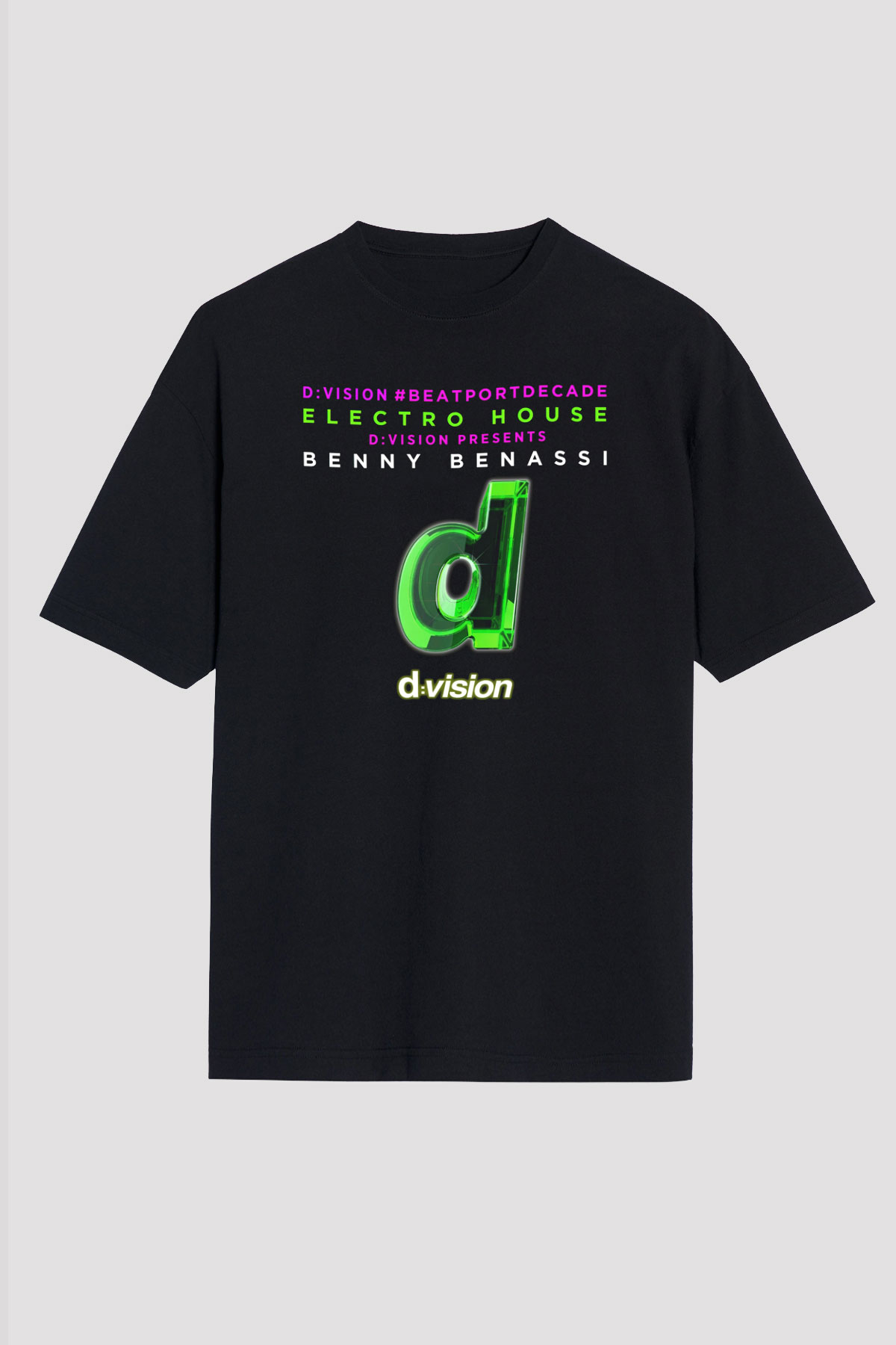 Benny Benassi Siyah Unisex Tişört T-Shirt - TişörtFabrikası