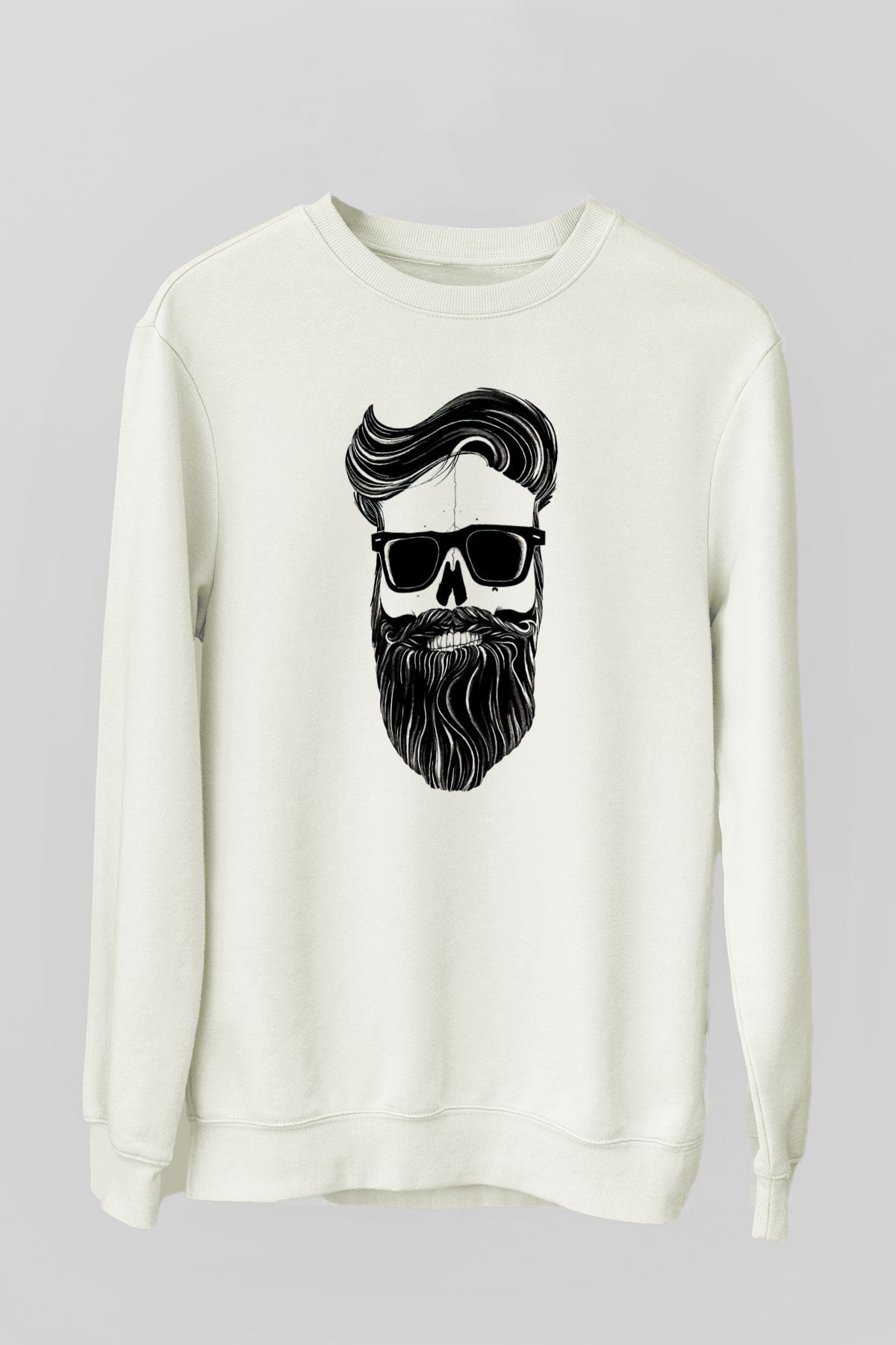 Berber Beyaz Unisex Sweatshirt