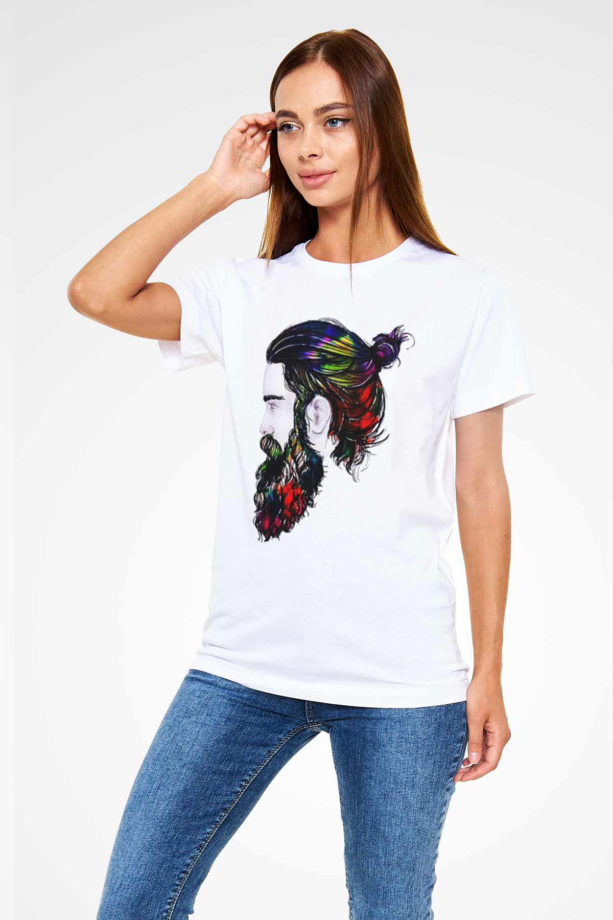 Berber Beyaz Unisex Tişört T-Shirt - TişörtFabrikası
