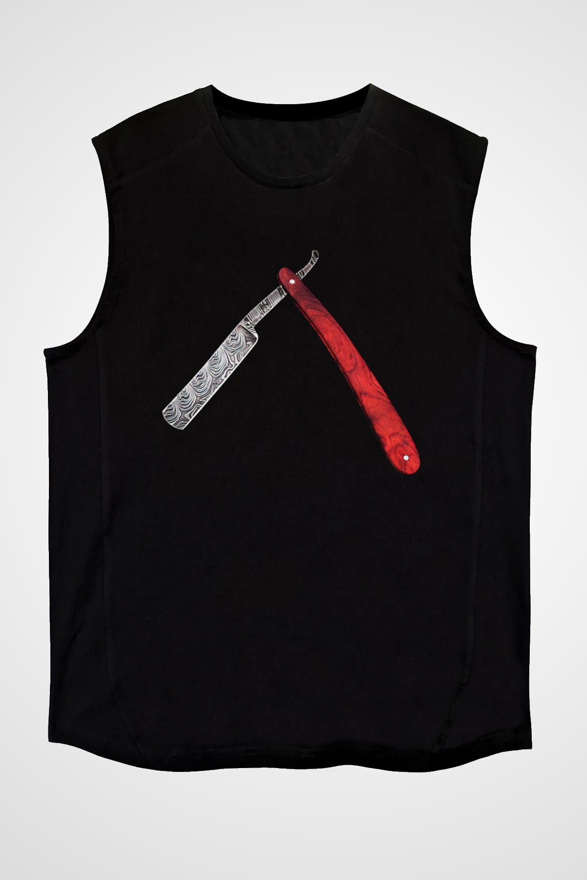 Berber Siyah Unisex Kolsuz Tişört