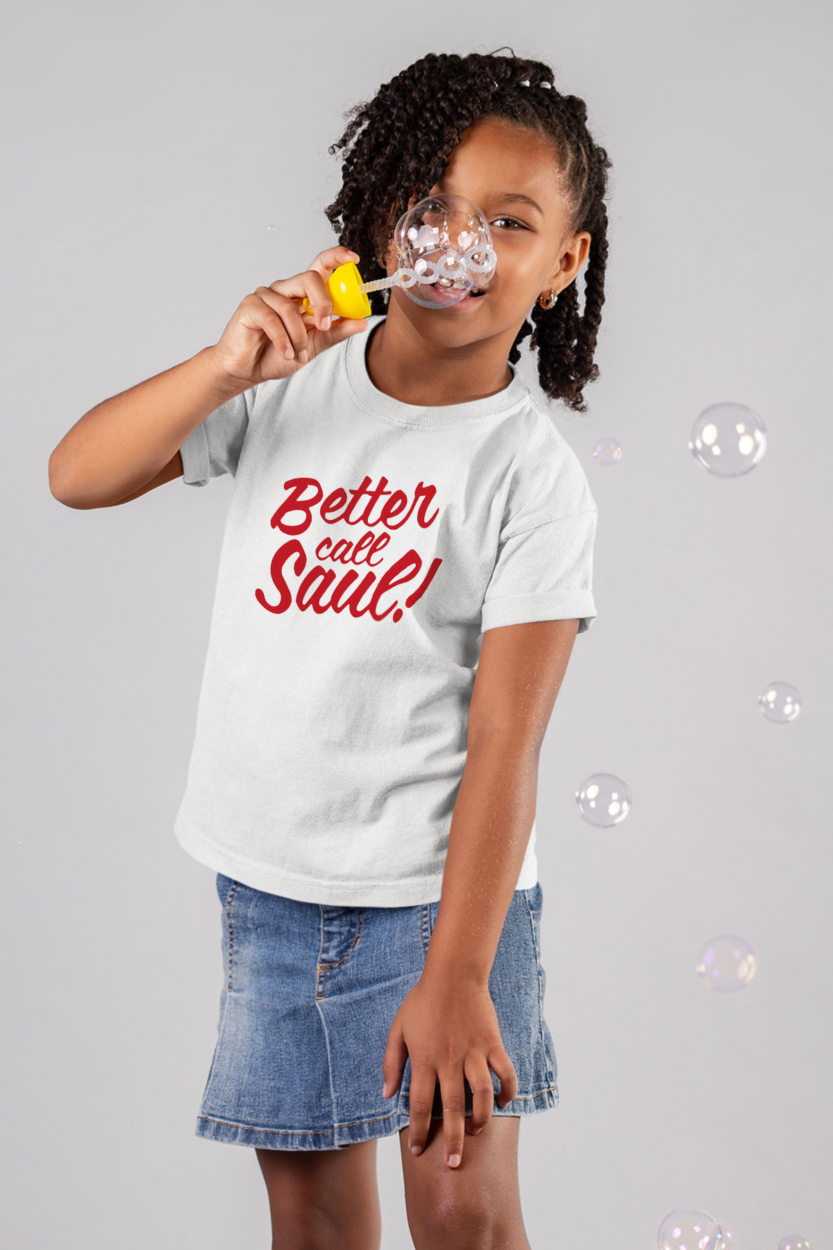 Better Call Saul Baskılı Beyaz Unisex Çocuk Tişört