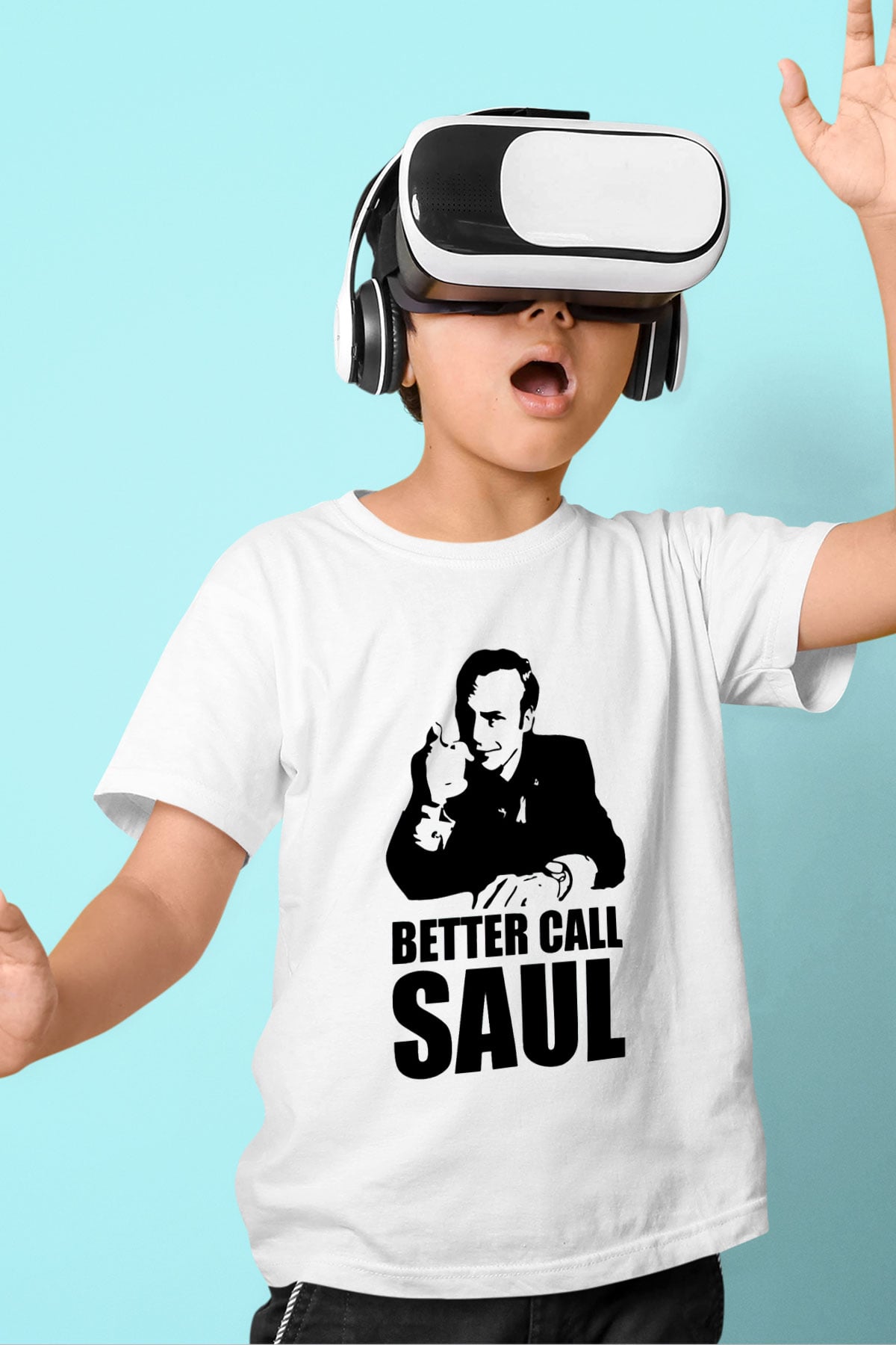 Better Call Saul Baskılı Beyaz Unisex Çocuk Tişört