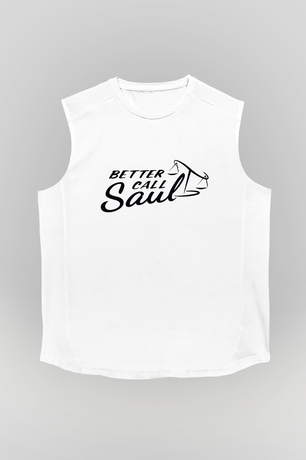 Better Call Saul Beyaz Unisex Kolsuz Tişört