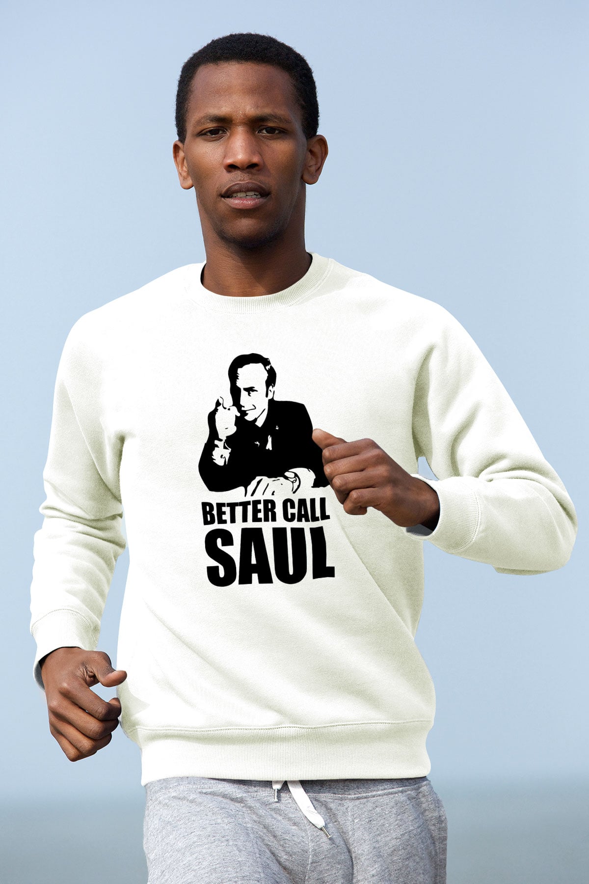 Better Call Saul Beyaz Unisex Sweatshirt