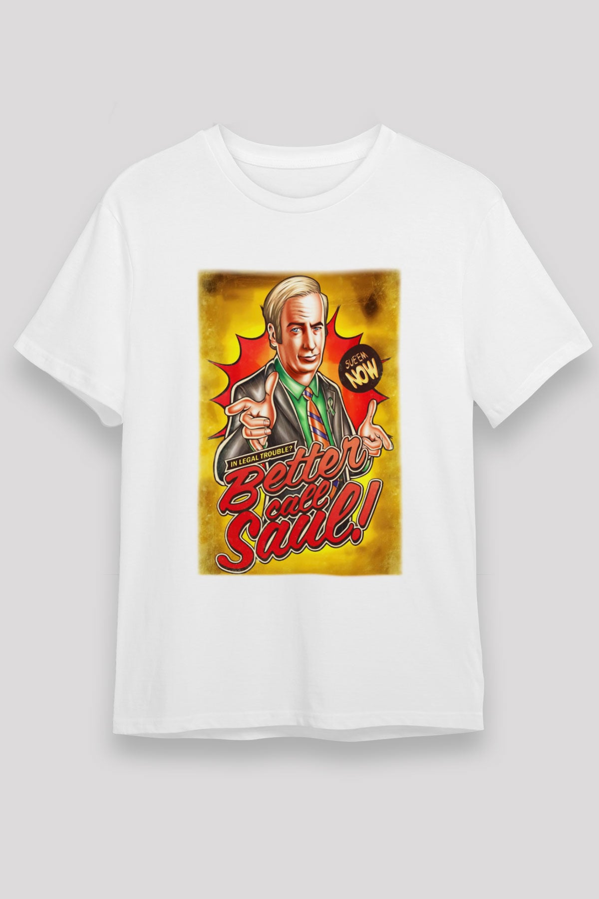 Better Call Saul Beyaz Unisex Tişört T-Shirt