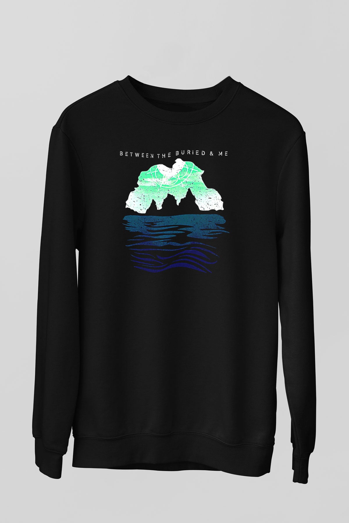 Between The Buried And Me Baskılı Unisex Siyah Sweatshirt