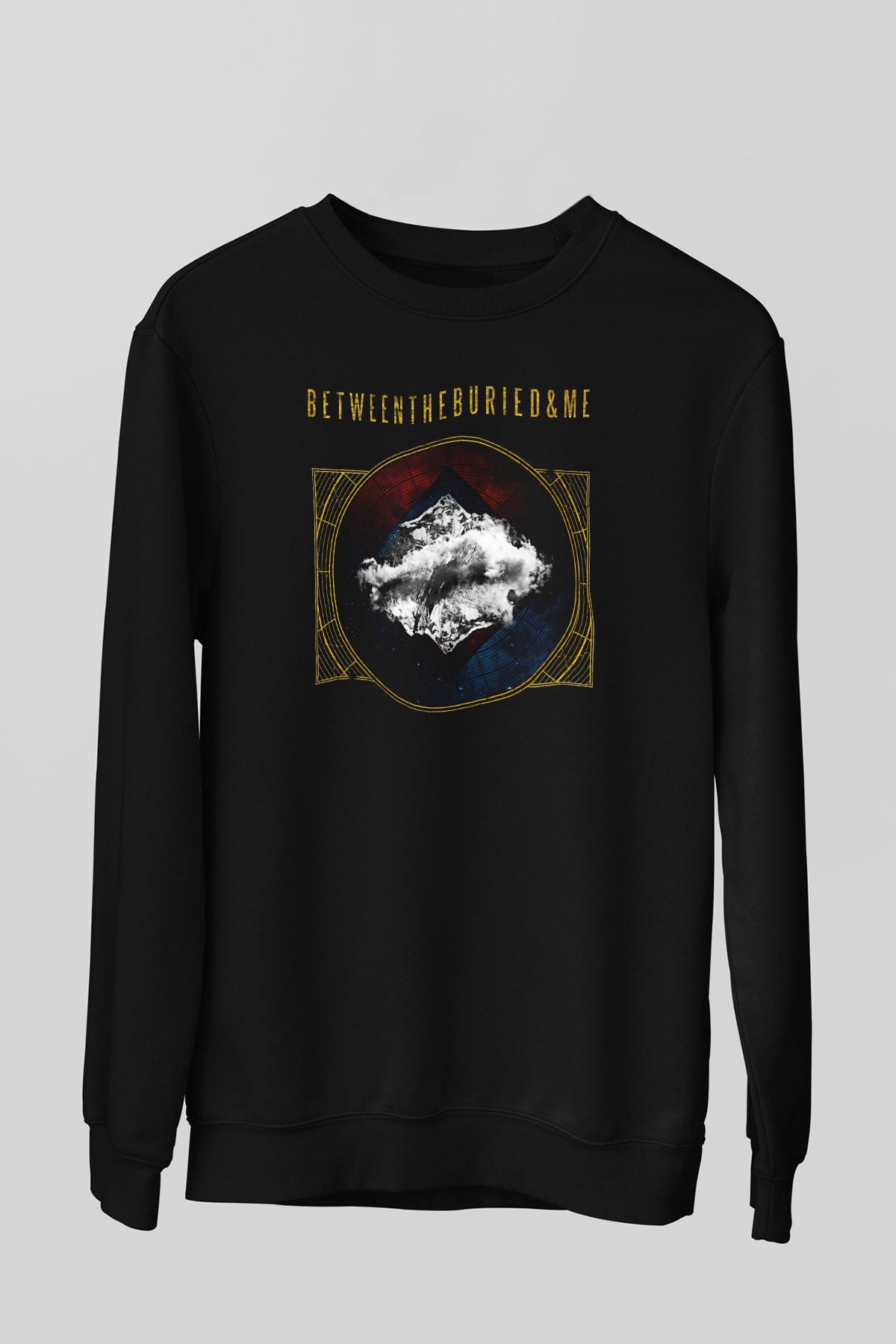 Between The Buried And Me Baskılı Unisex Siyah Sweatshirt