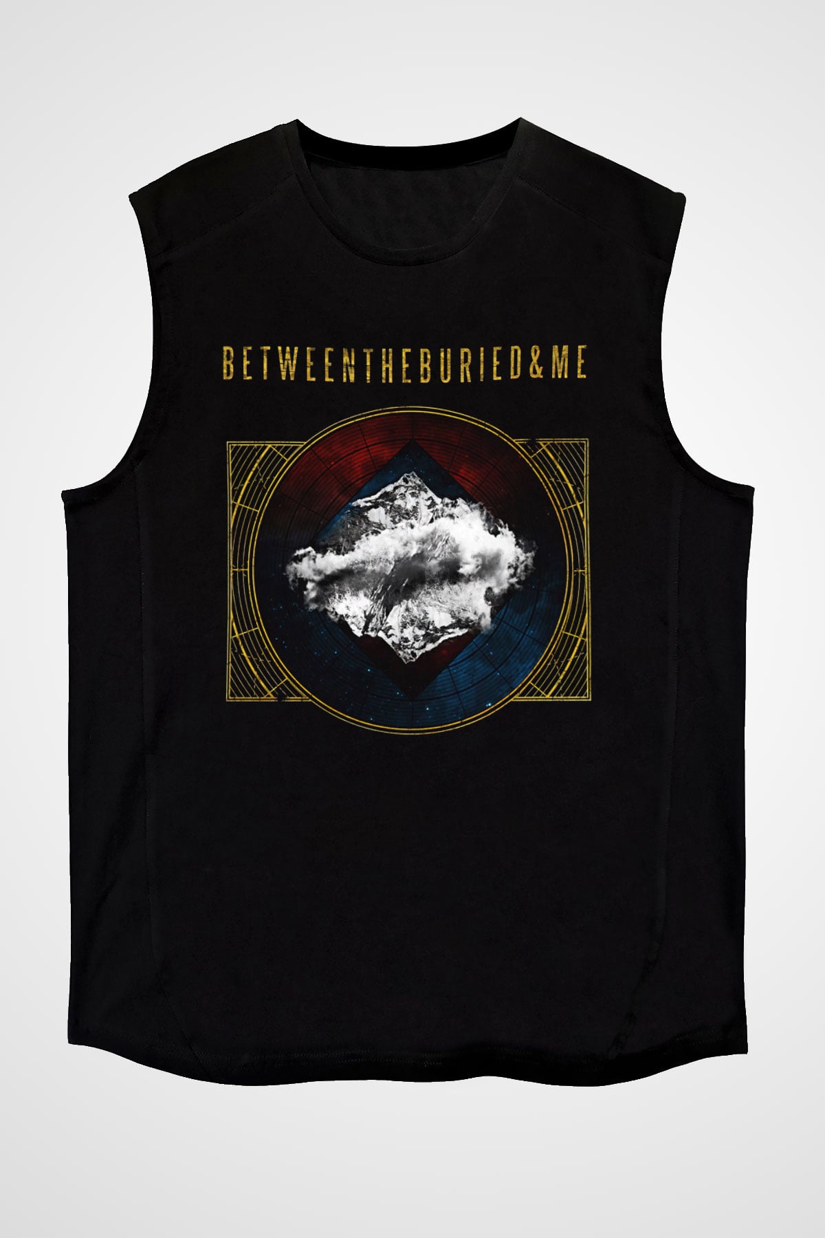 Between The Buried And Me Baskılı Unisex Siyah Kolsuz Tişört - Tshirt