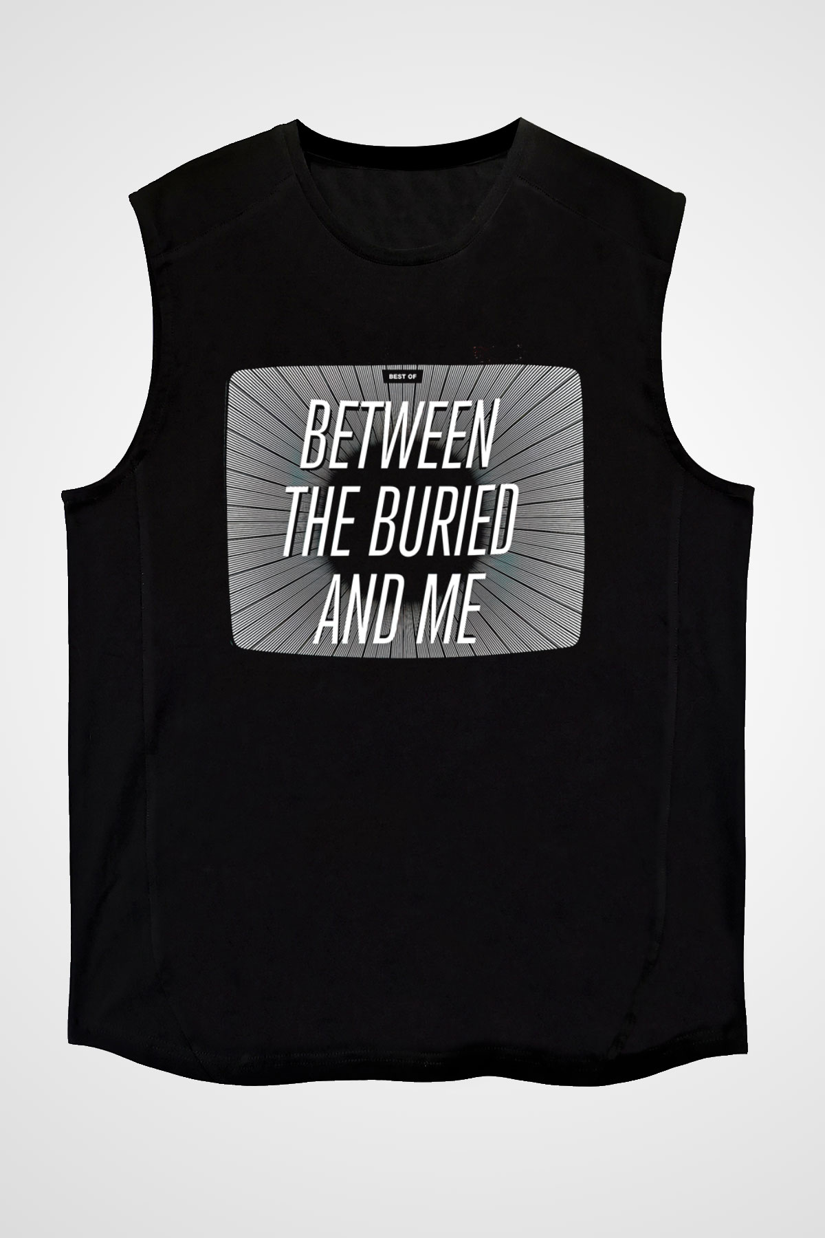 Between The Buried And Me Baskılı Unisex Siyah Kolsuz Tişört - Tshirt