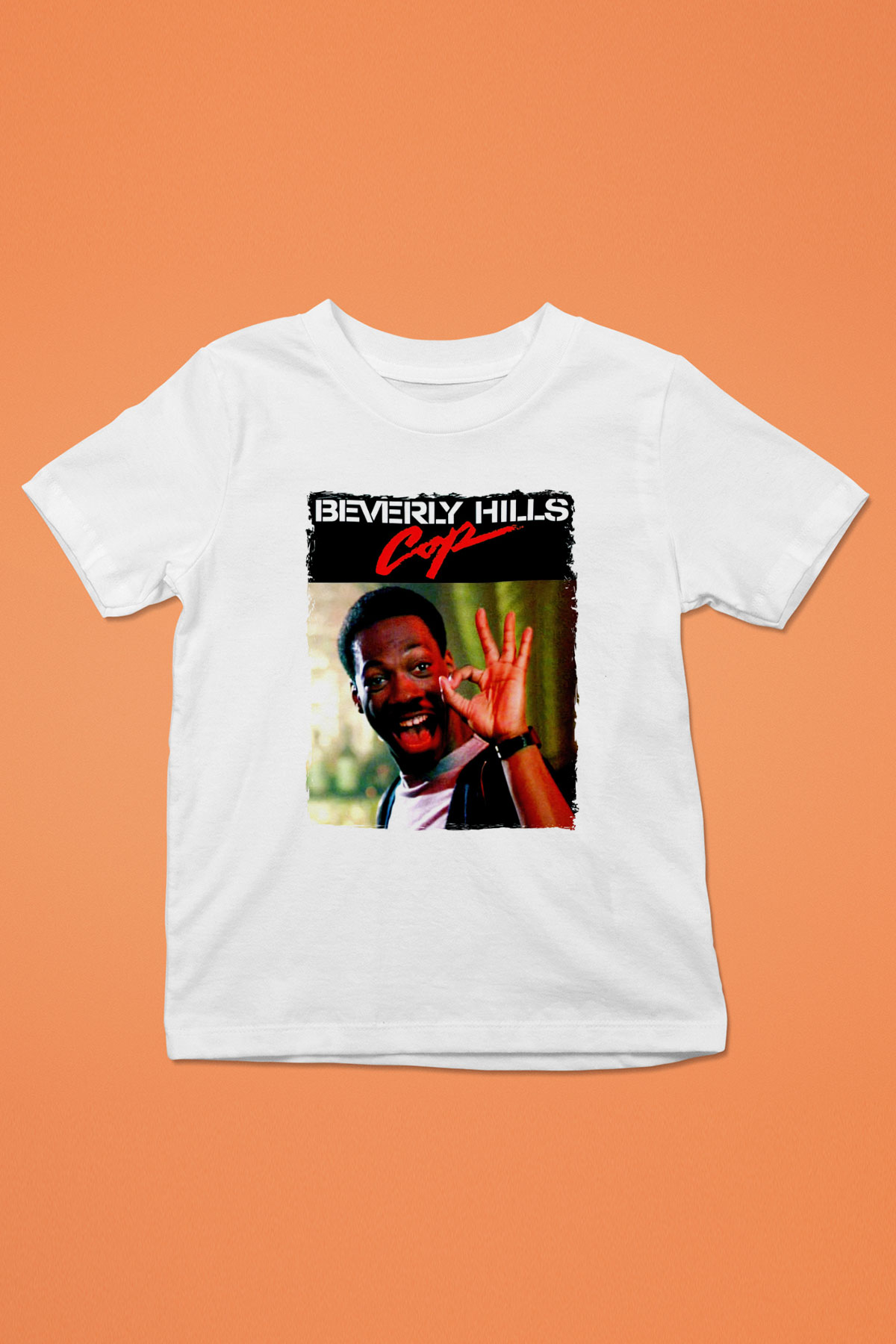 Beverly Hills Cop Beyaz Unisex  Çocuk Tişört