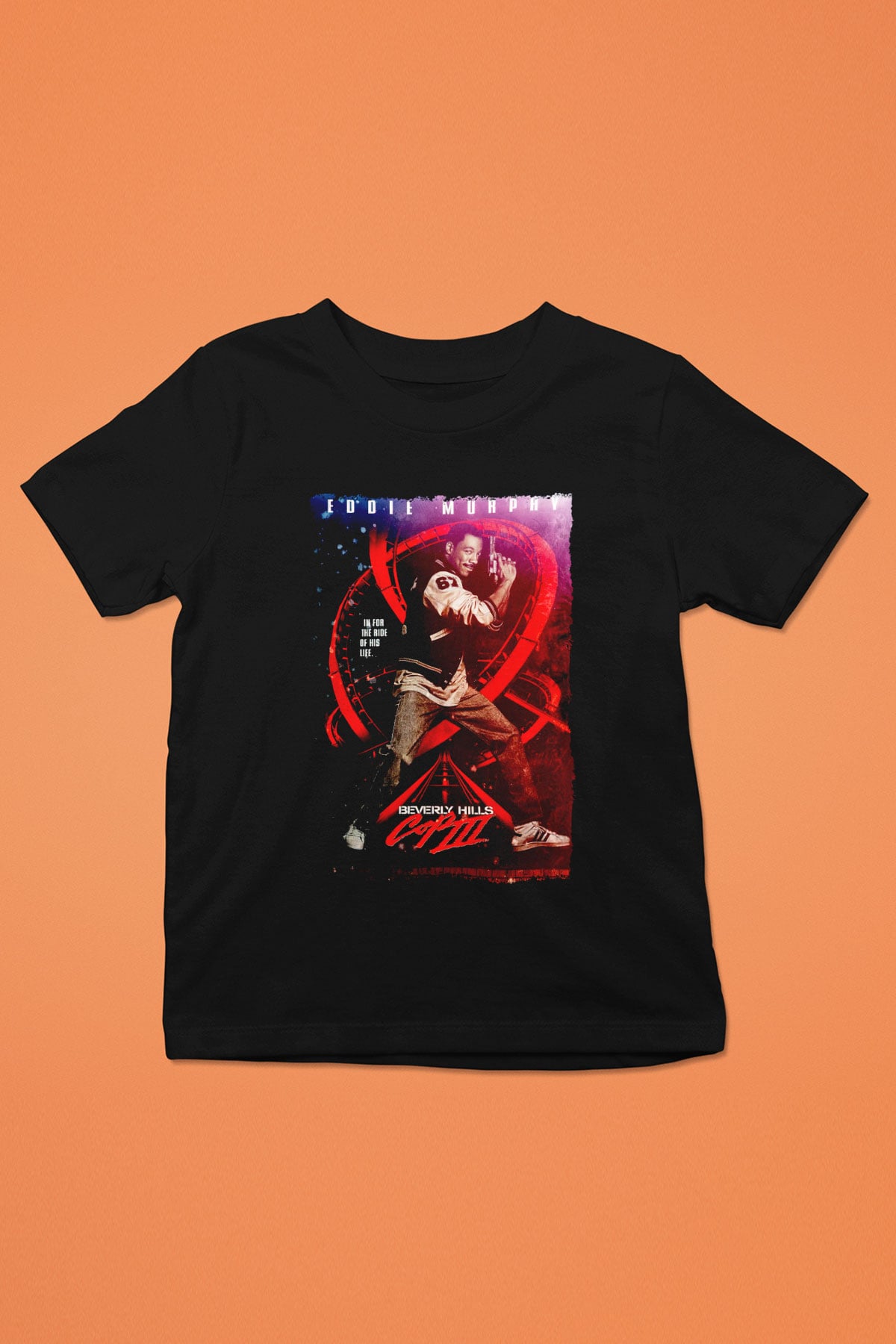 Beverly Hills Cop Siyah Unisex  Çocuk Tişört