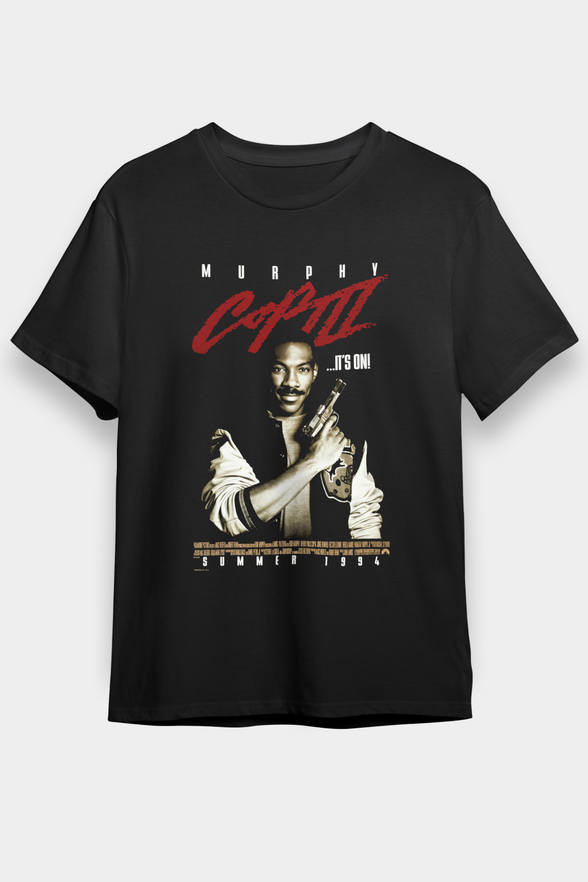 Beverly Hills Cop Siyah Unisex Tişört