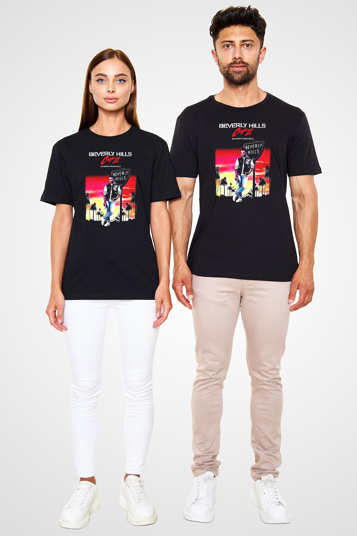 Beverly Hills Cop Siyah Unisex Tişört