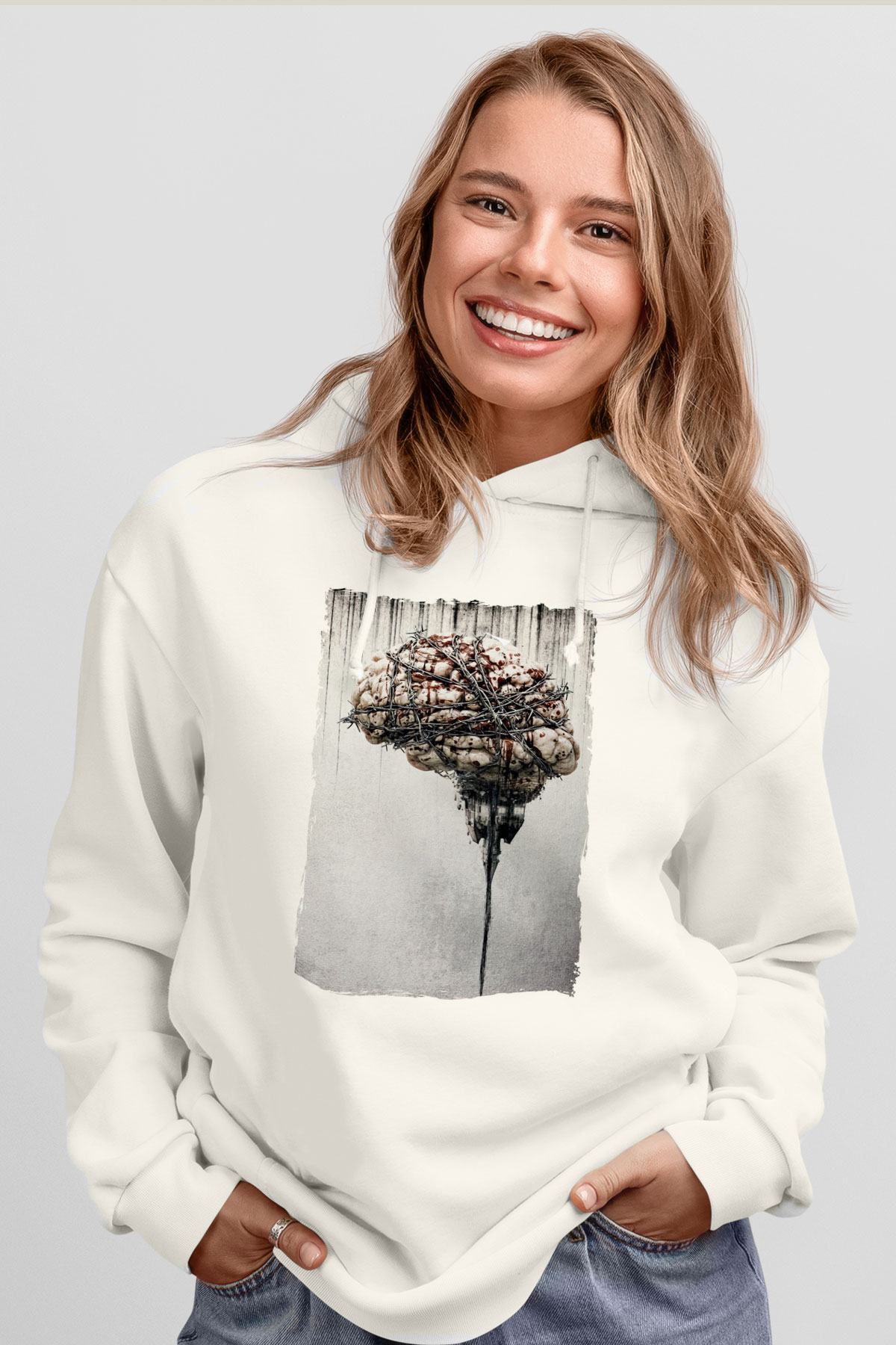 BeyinBeyaz  Unisex Hoodie