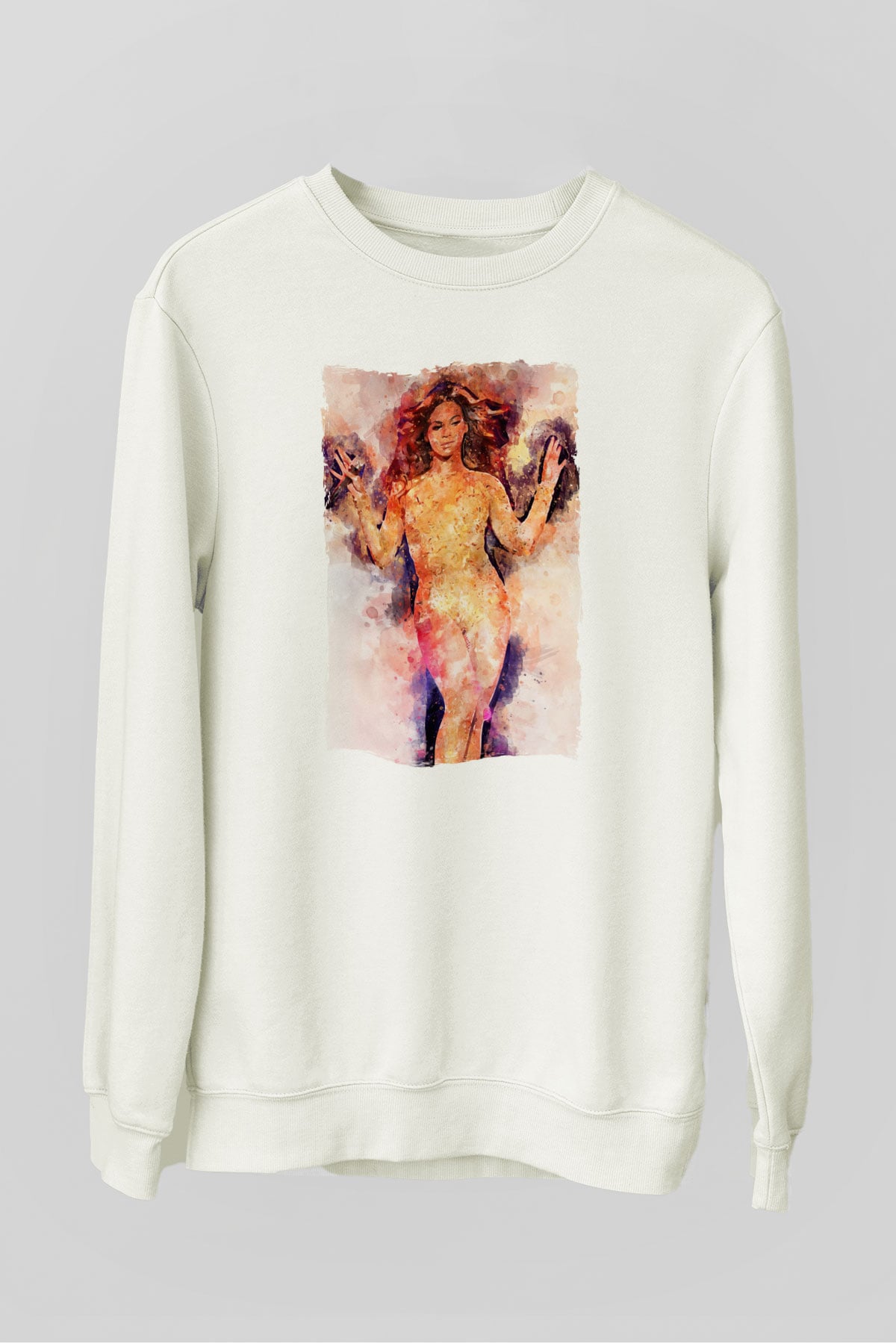 Beyonce Beyaz Unisex Sweatshirt