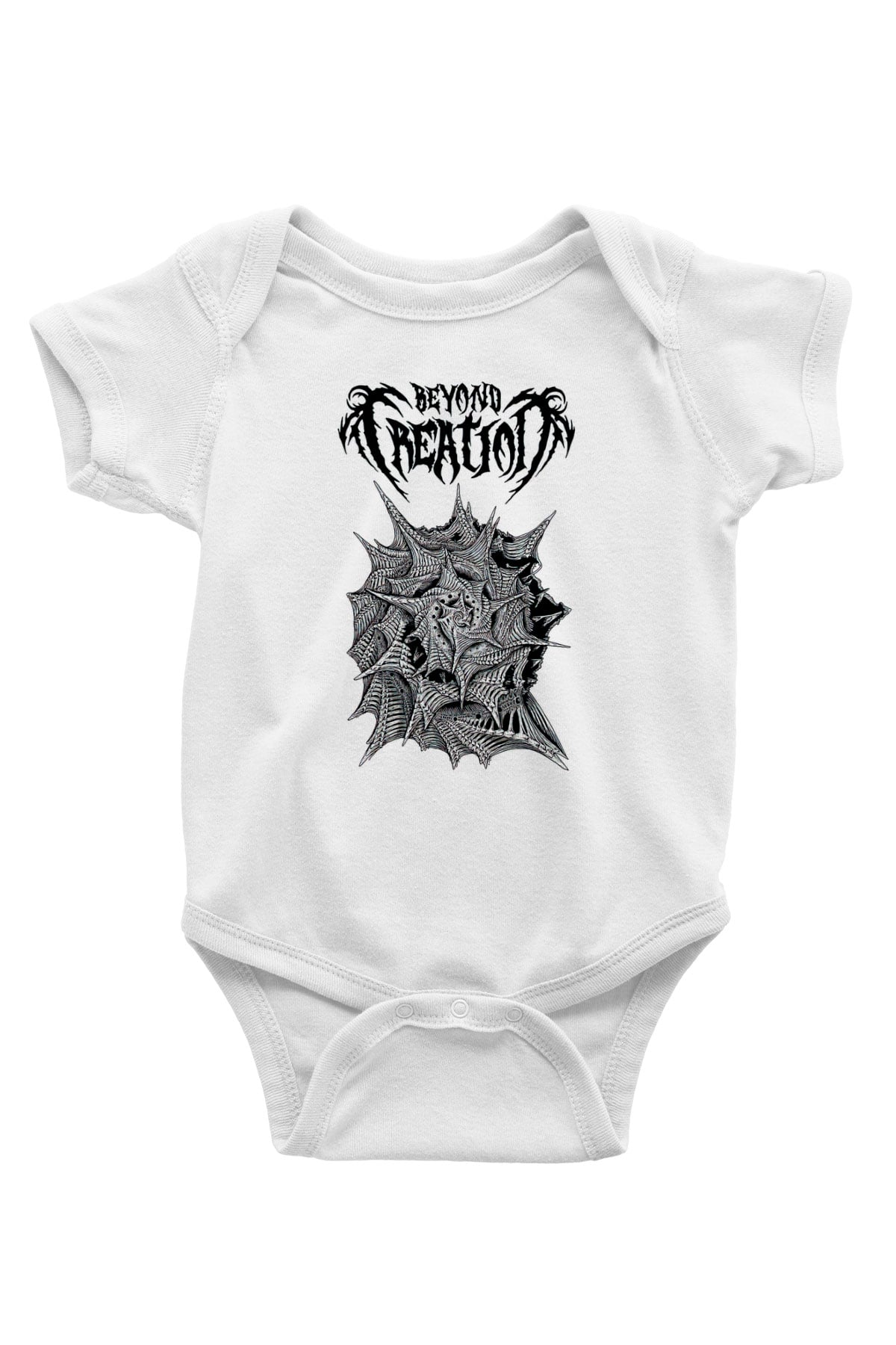 Beyond Creation Baskılı Beyaz Unisex Bebek Body - Zıbın