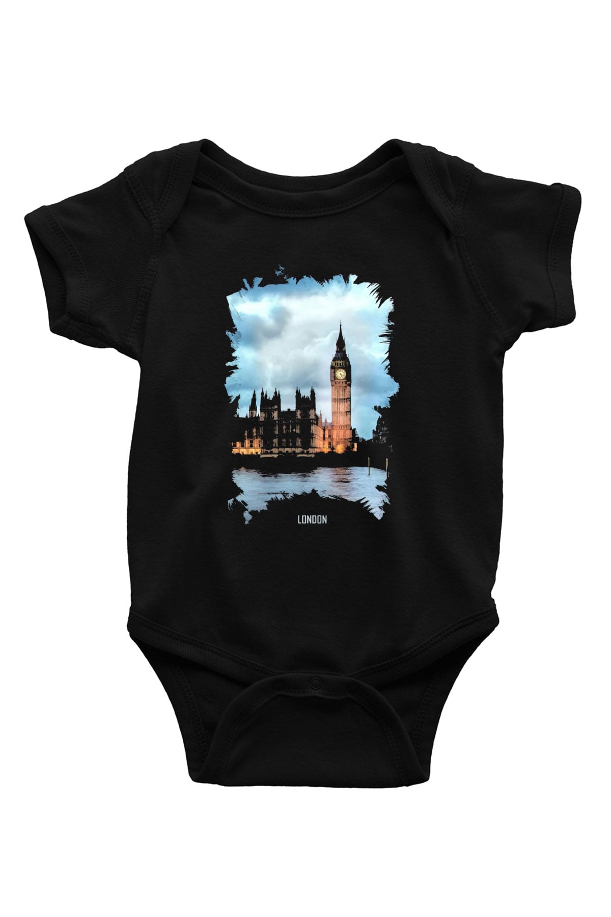 Big Ben Siyah Bebek Body - Zıbın
