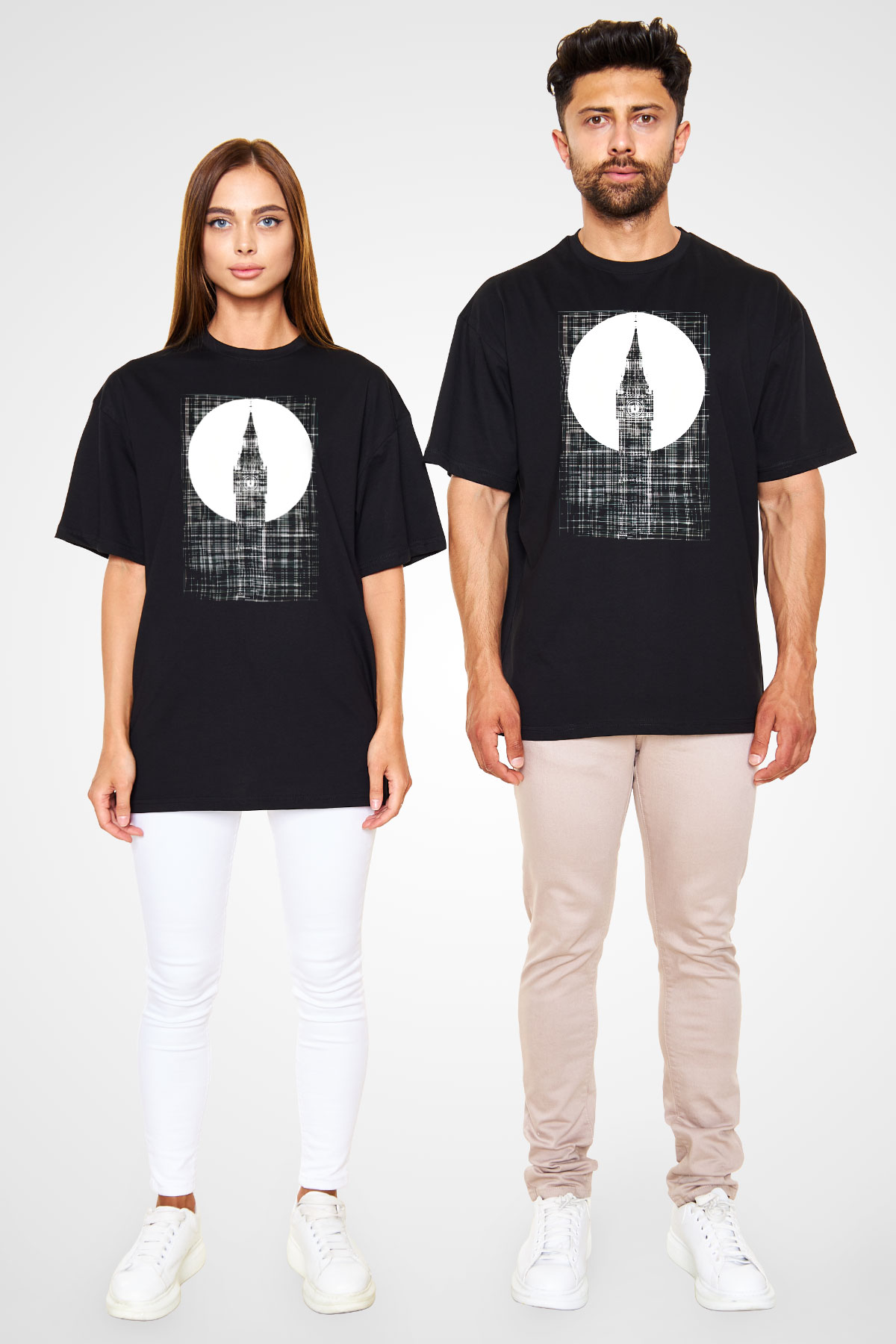 Big Ben Siyah Unisex Tişört T-Shirt - TişörtFabrikası