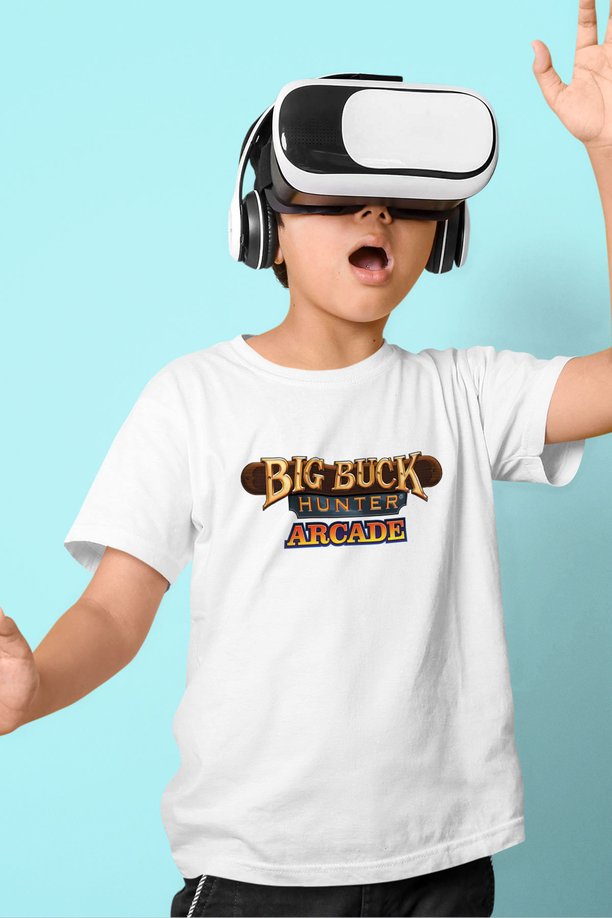 Big Buck Hunter Beyaz Unisex Çocuk Tişört