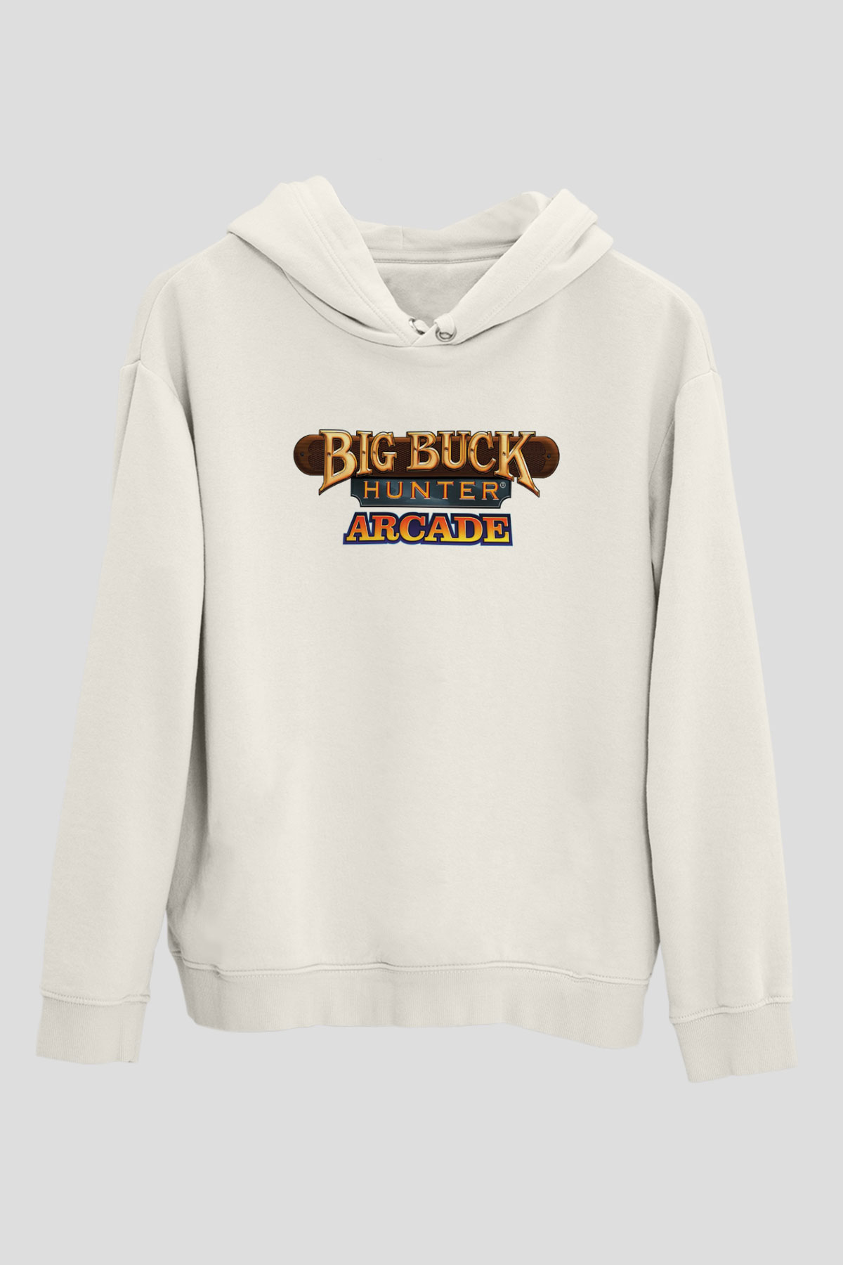 Big Buck Hunter Beyaz Unisex Hoodie