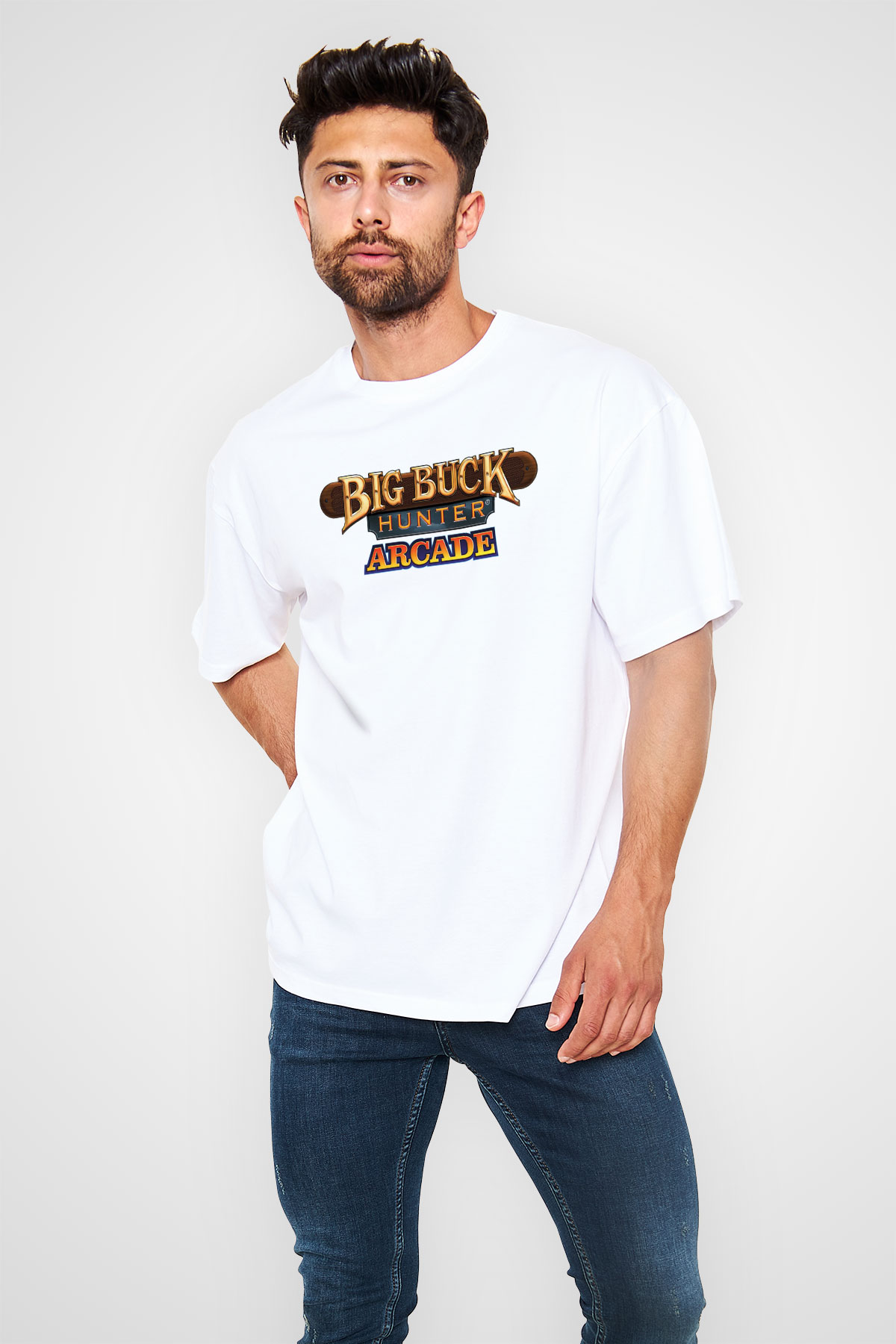 Big Buck Hunter Beyaz Unisex Tişört T-Shirt