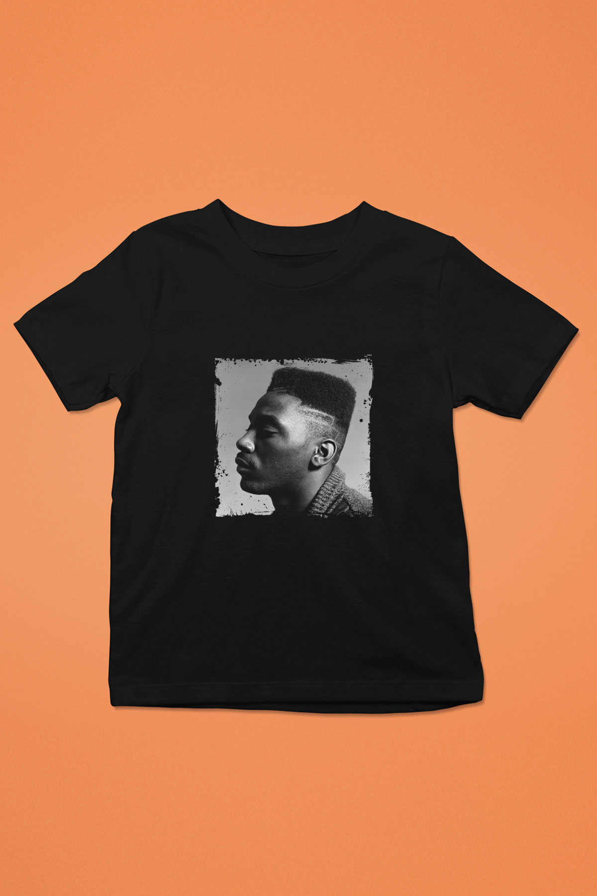 Big Daddy Kane Baskılı Unisex Siyah Çocuk Tişört