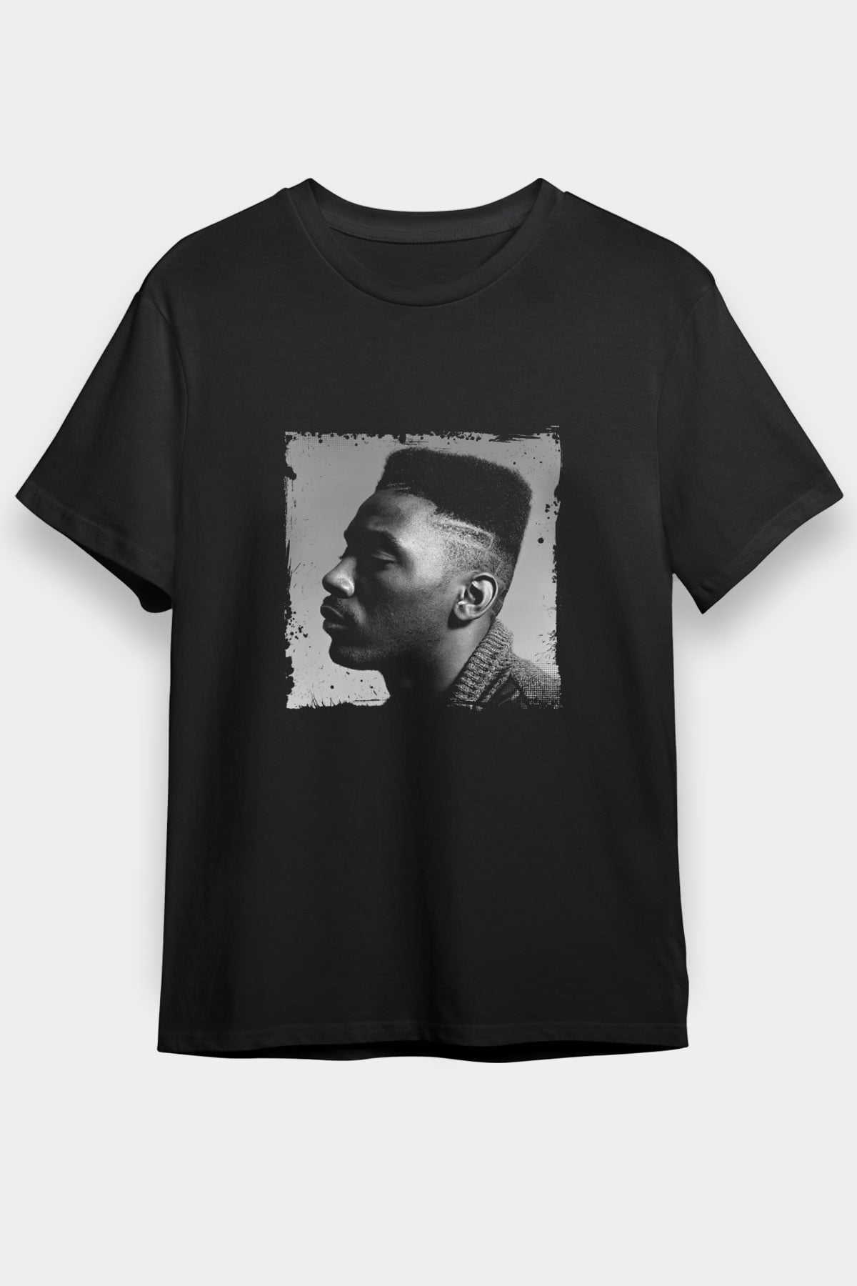 Big Daddy Kane Baskılı Unisex Siyah Tişört