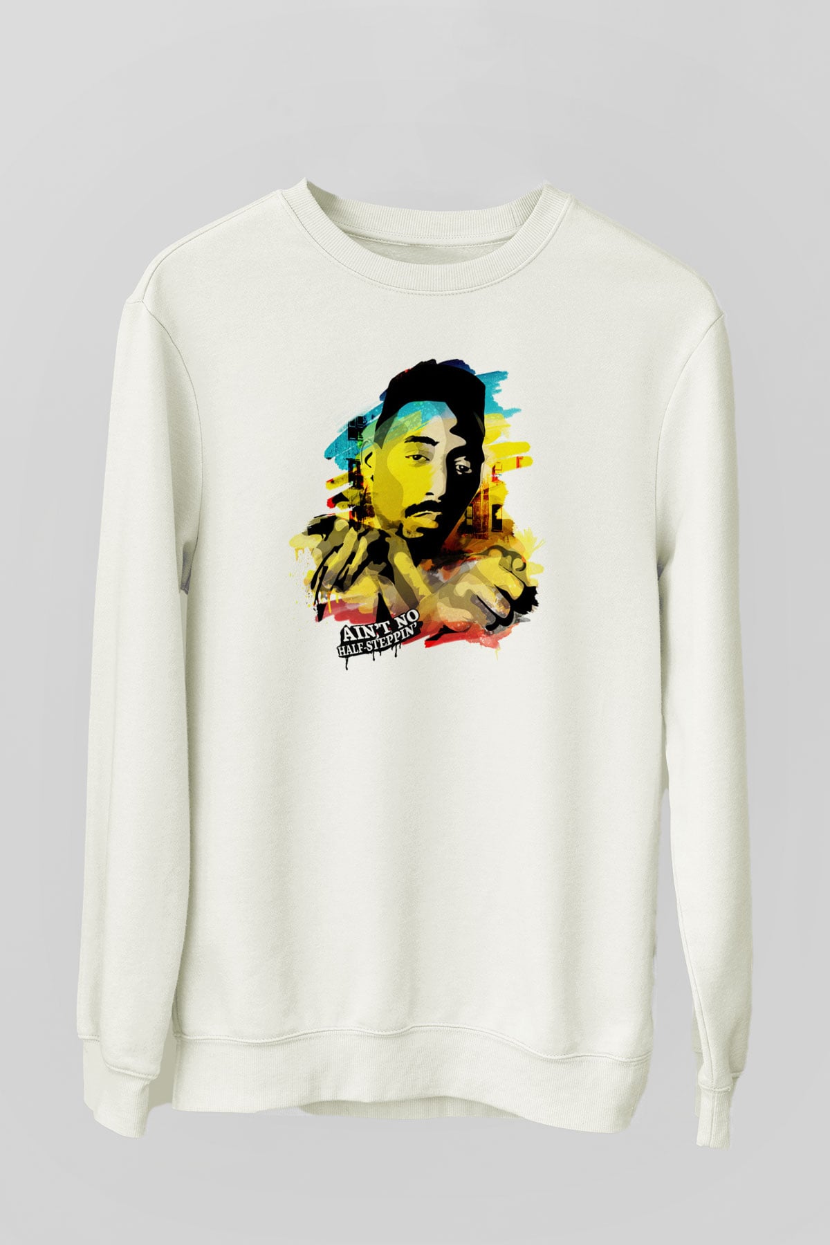 Big Daddy Kane Beyaz Unisex Sweatshirt