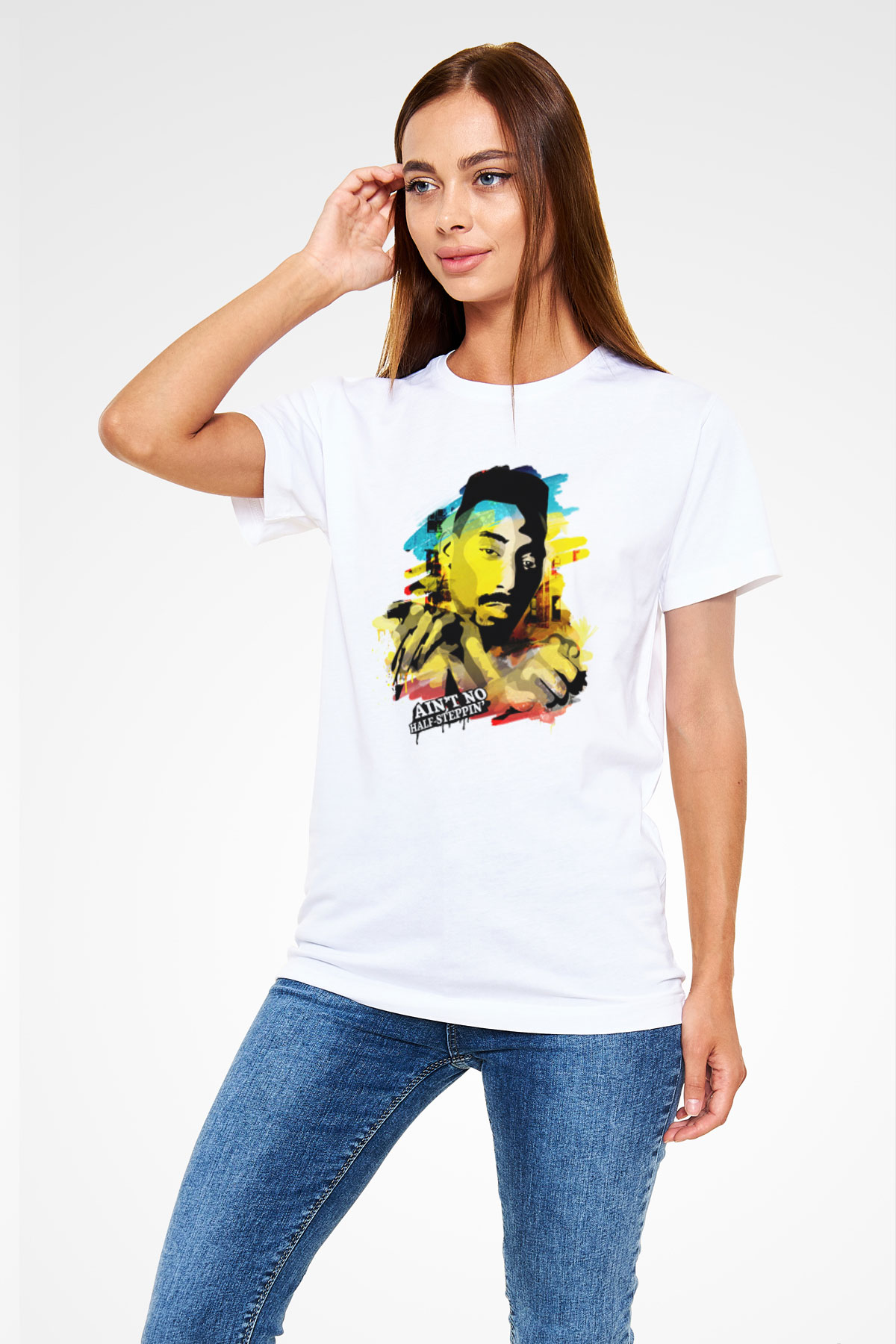 Big Daddy Kane Beyaz Unisex Tişört T-Shirt - TişörtFabrikası