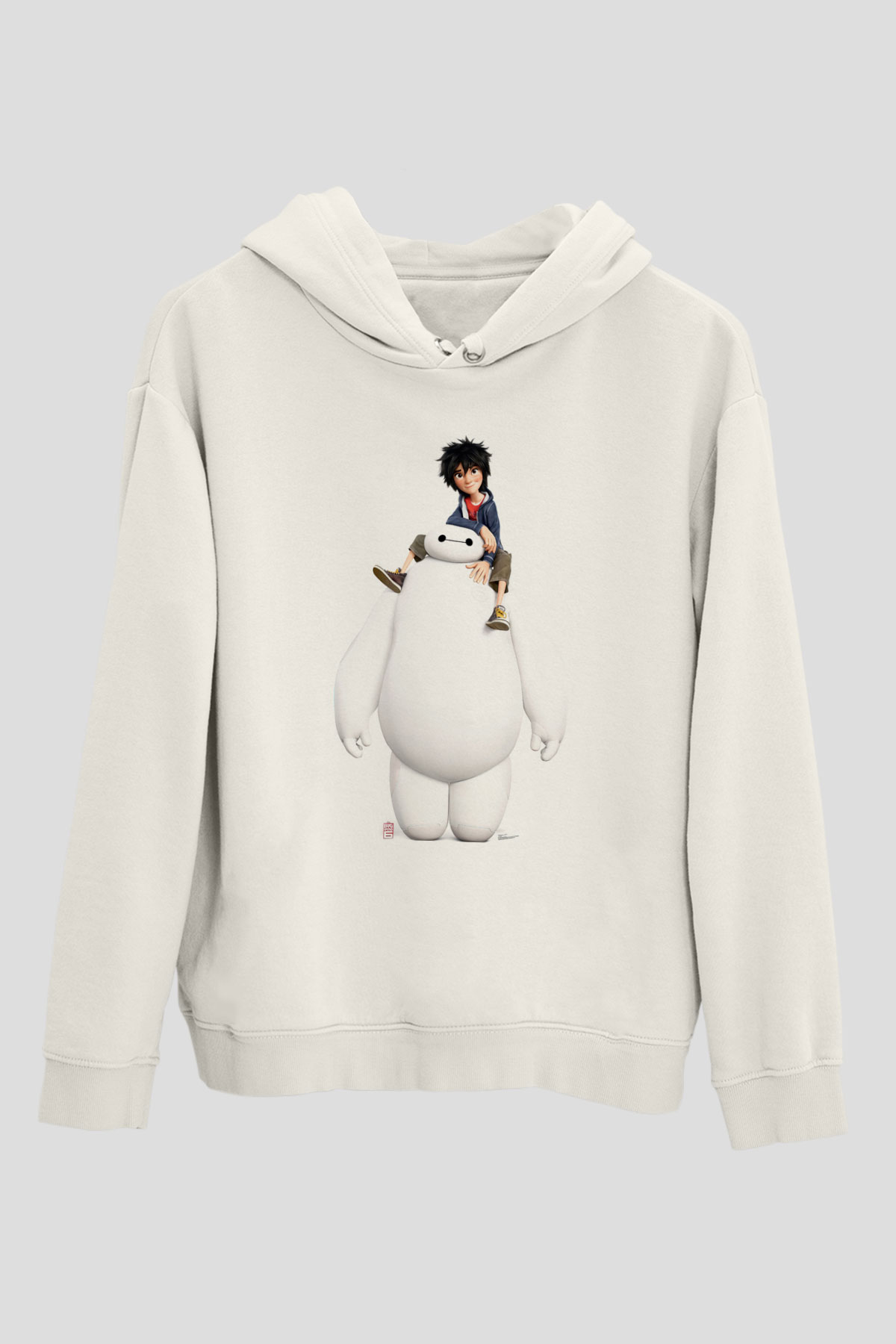 Big Hero Beyaz Unisex Hoodie