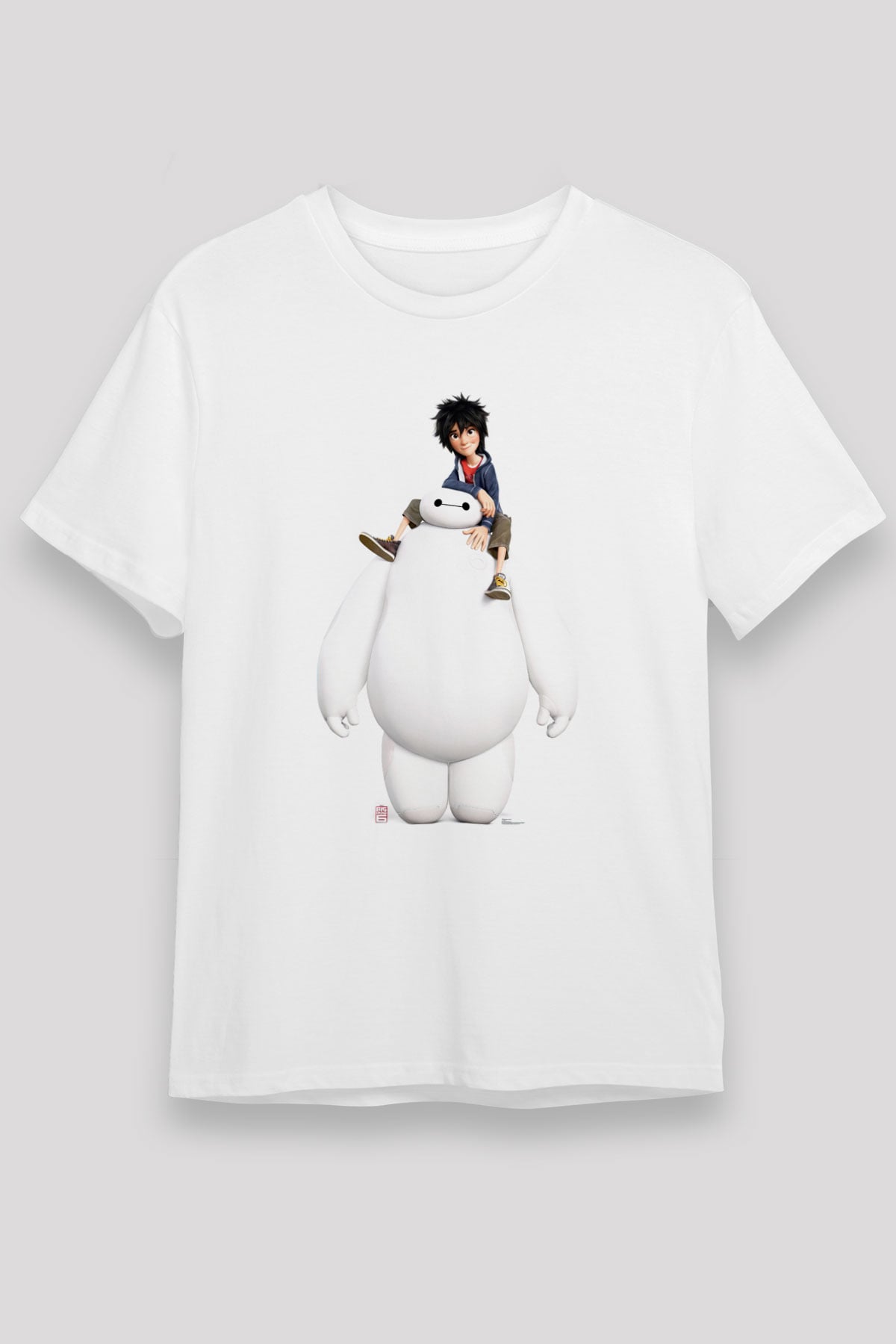 Big Hero Beyaz Unisex Tişört T-Shirt